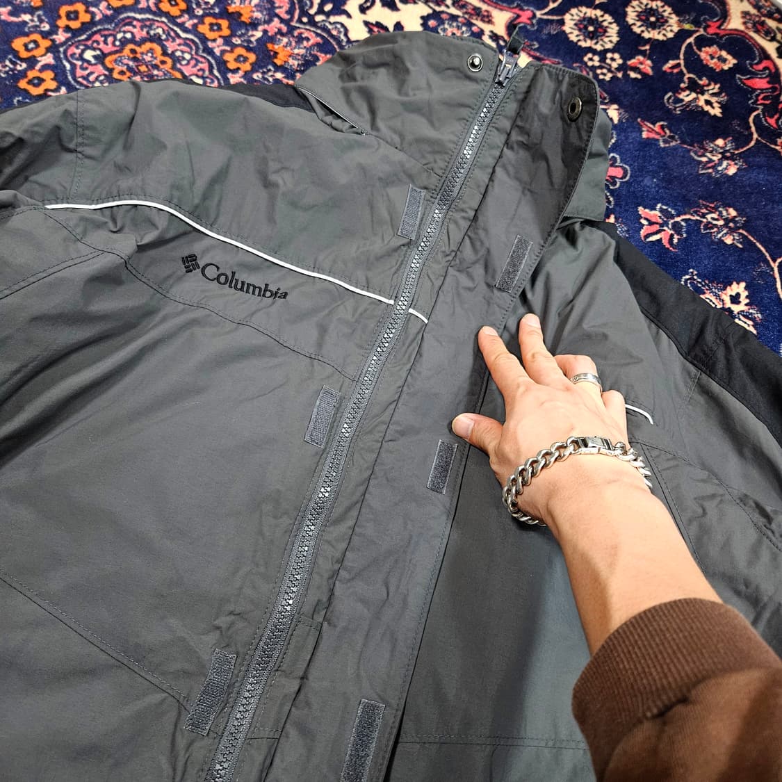 컬럼비아 00's USA 고프코어 방풍 바람막이 점퍼 L size 상품이미지4