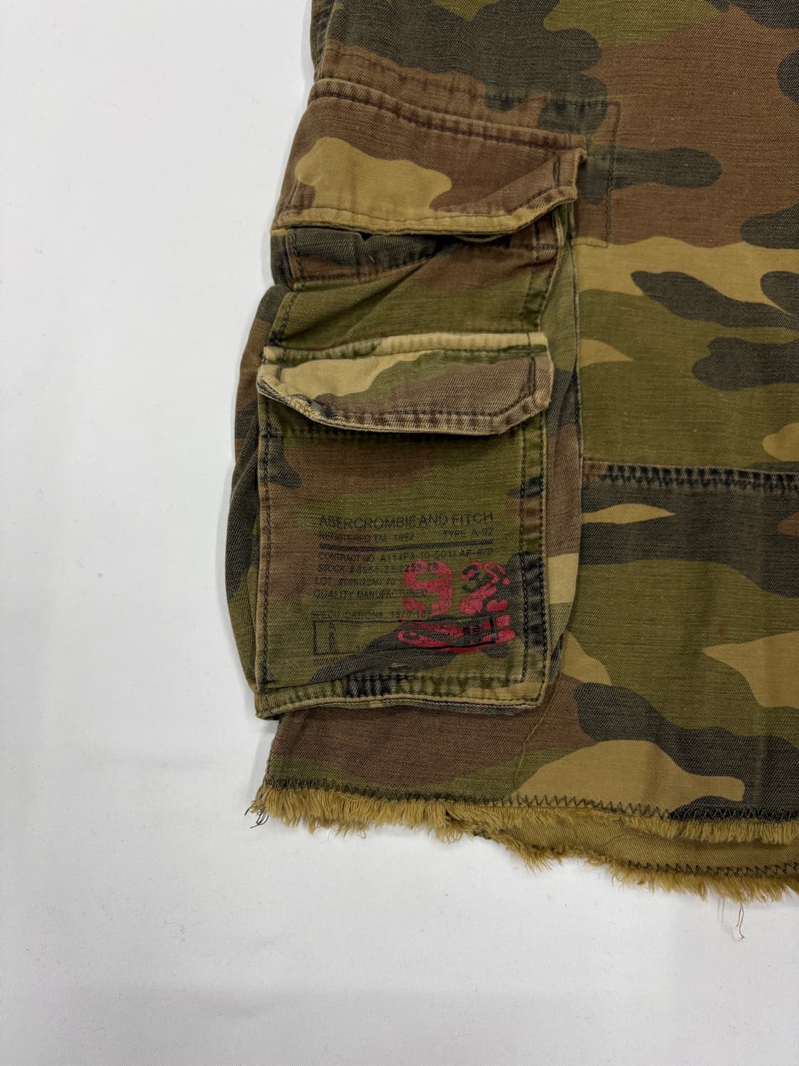 아베크롬비 카모 카고 쇼츠 반바지 팬츠 Abercrombie & Fitc 상품이미지2