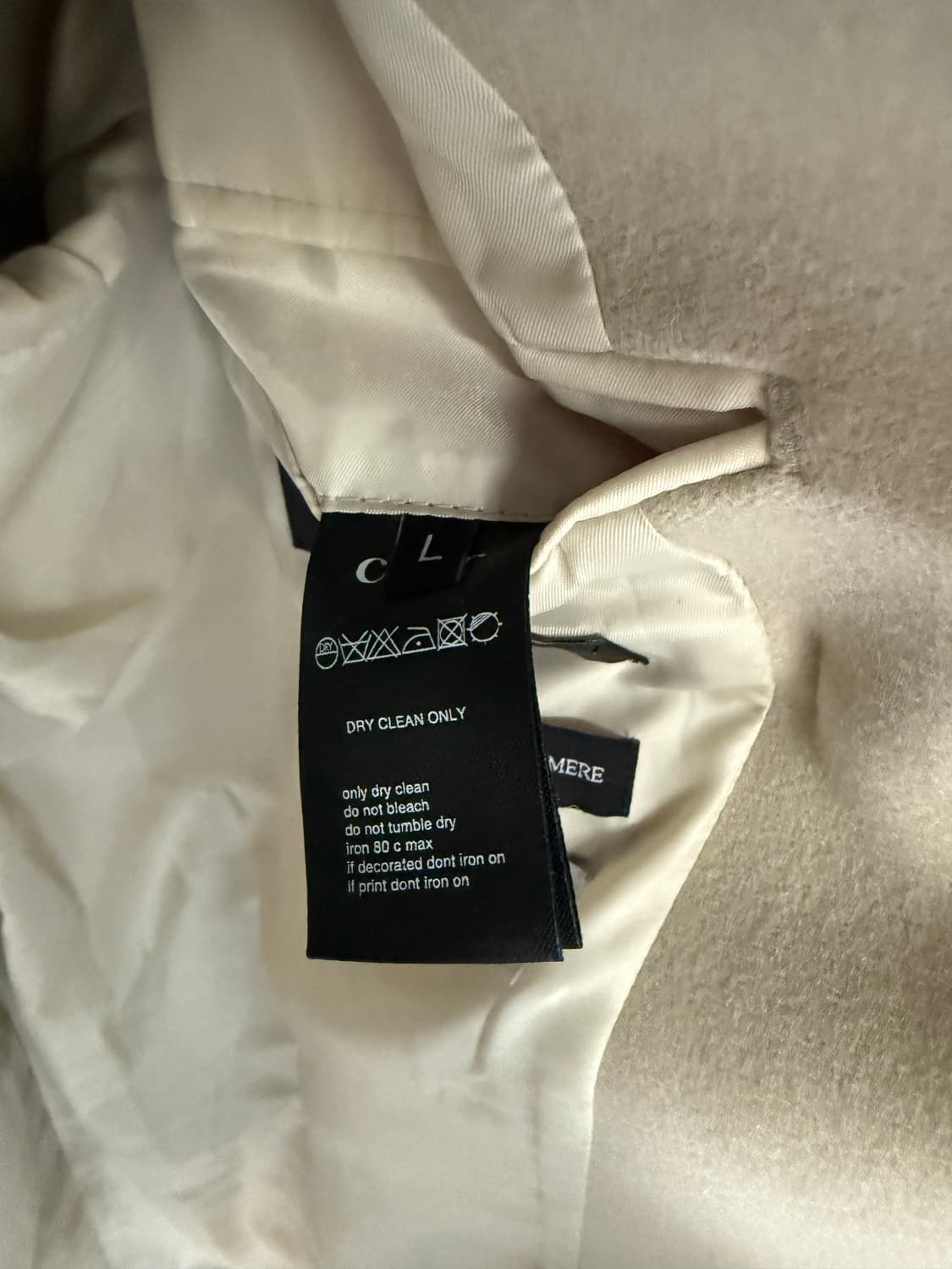 쿠어 더플코트 크림 L 상품이미지3