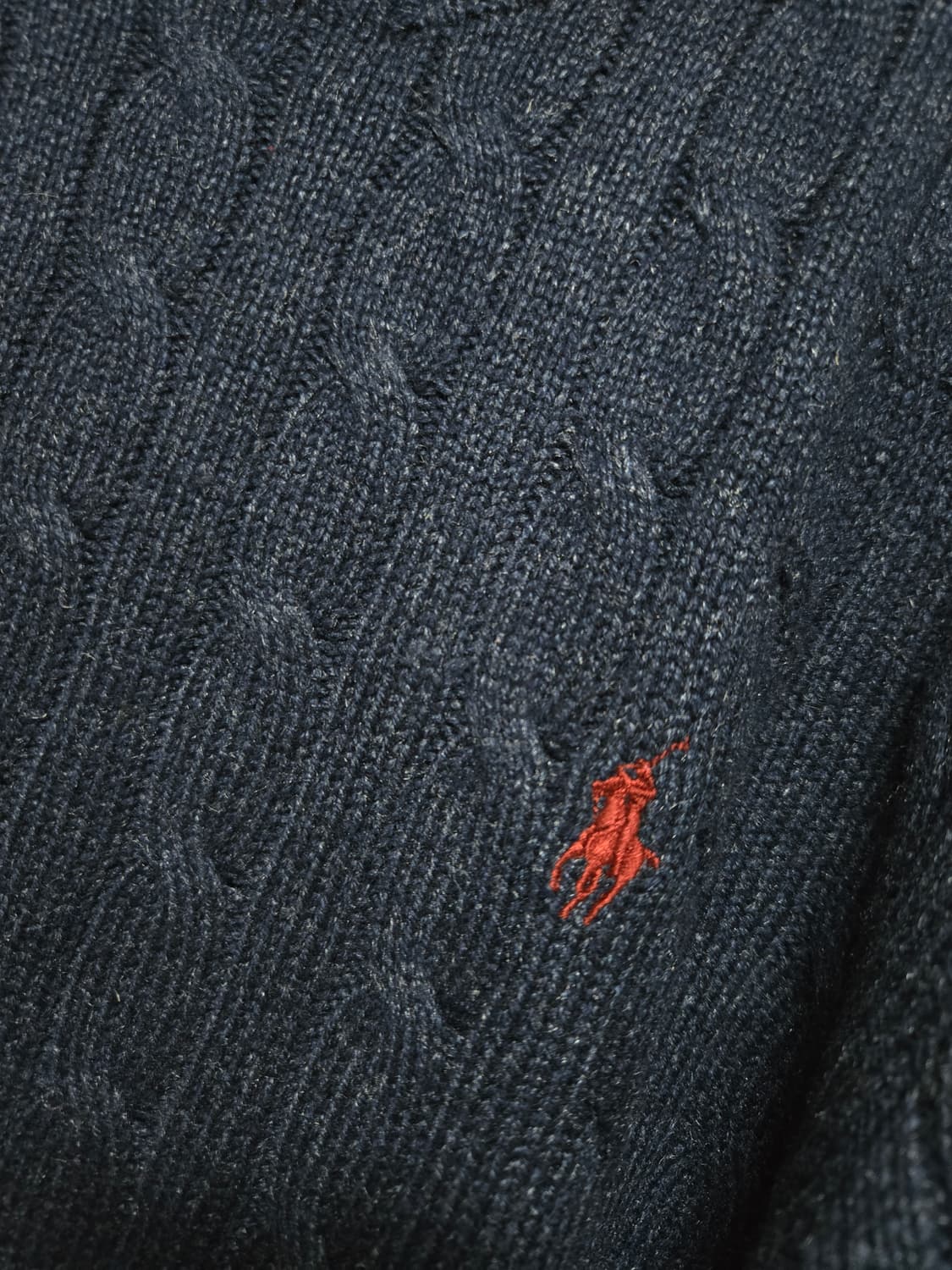 폴로랄프로렌 남성 실크,캐시미어 케이블 니트 상품이미지3