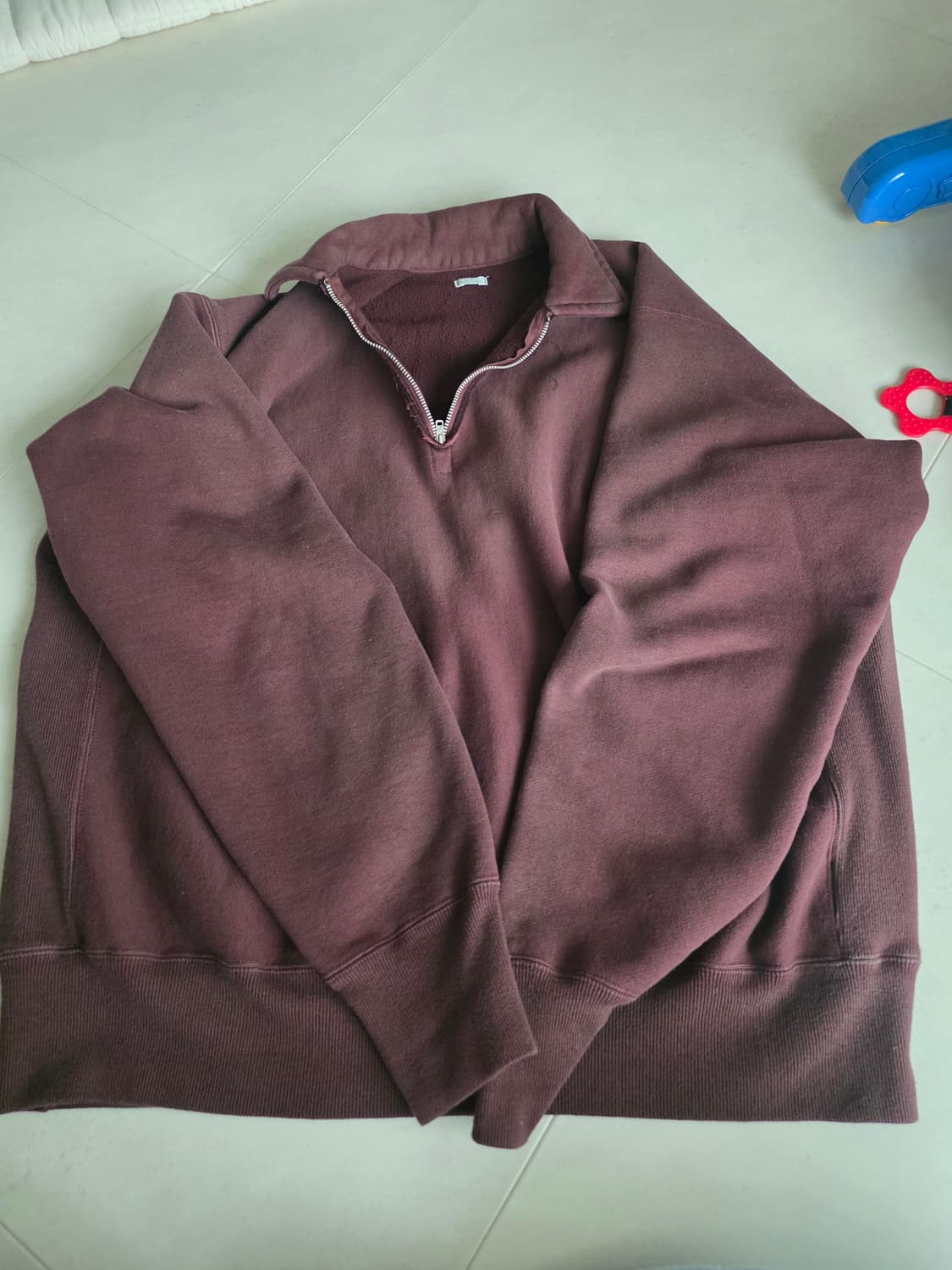 apresse 빈티지 스웻 버건디4사이즈 상품이미지1