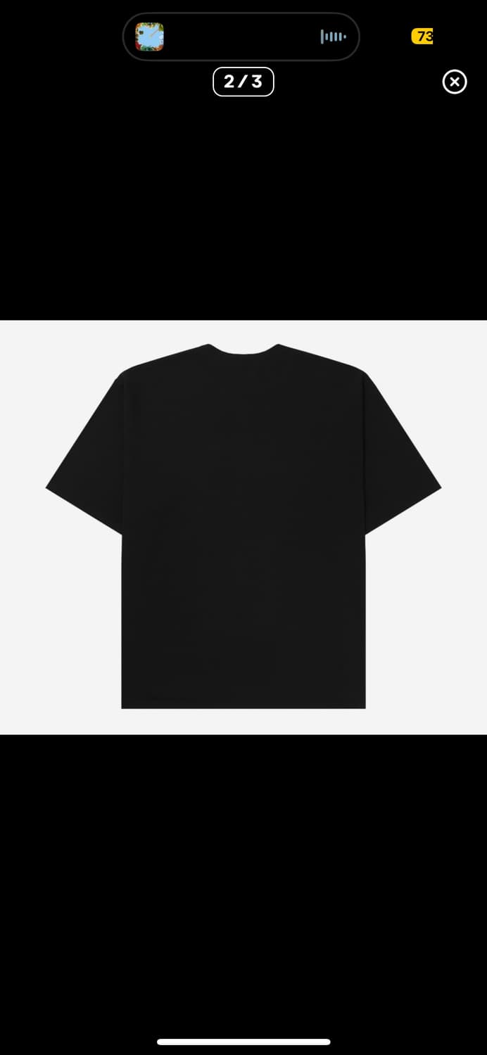 캐피탈 20 크루 티셔츠 블랙 M 상품이미지4