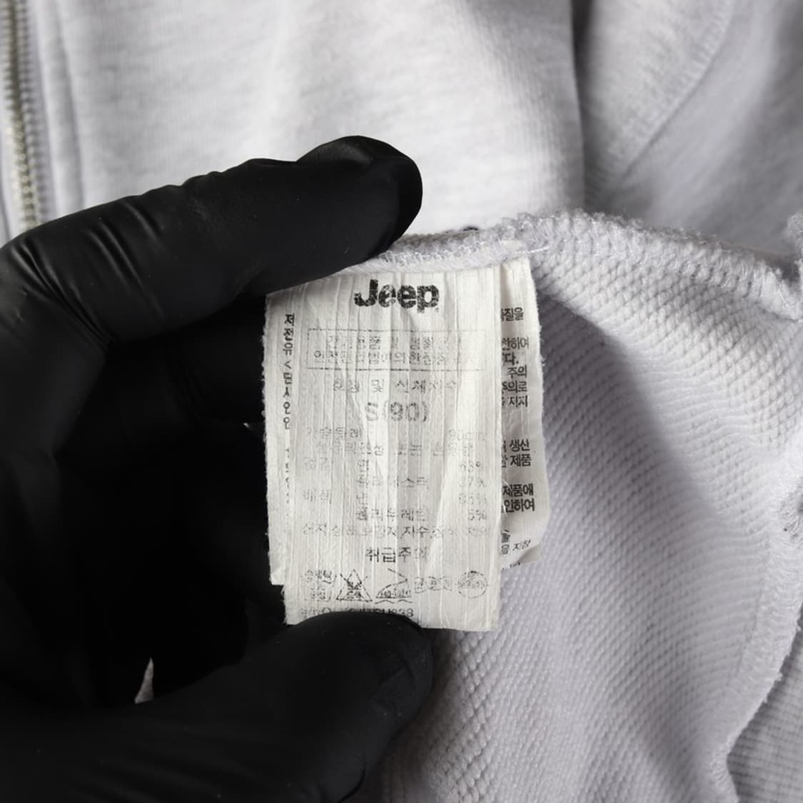 Jeep 루즈핏 하프집업 맨투맨 S 상품이미지6