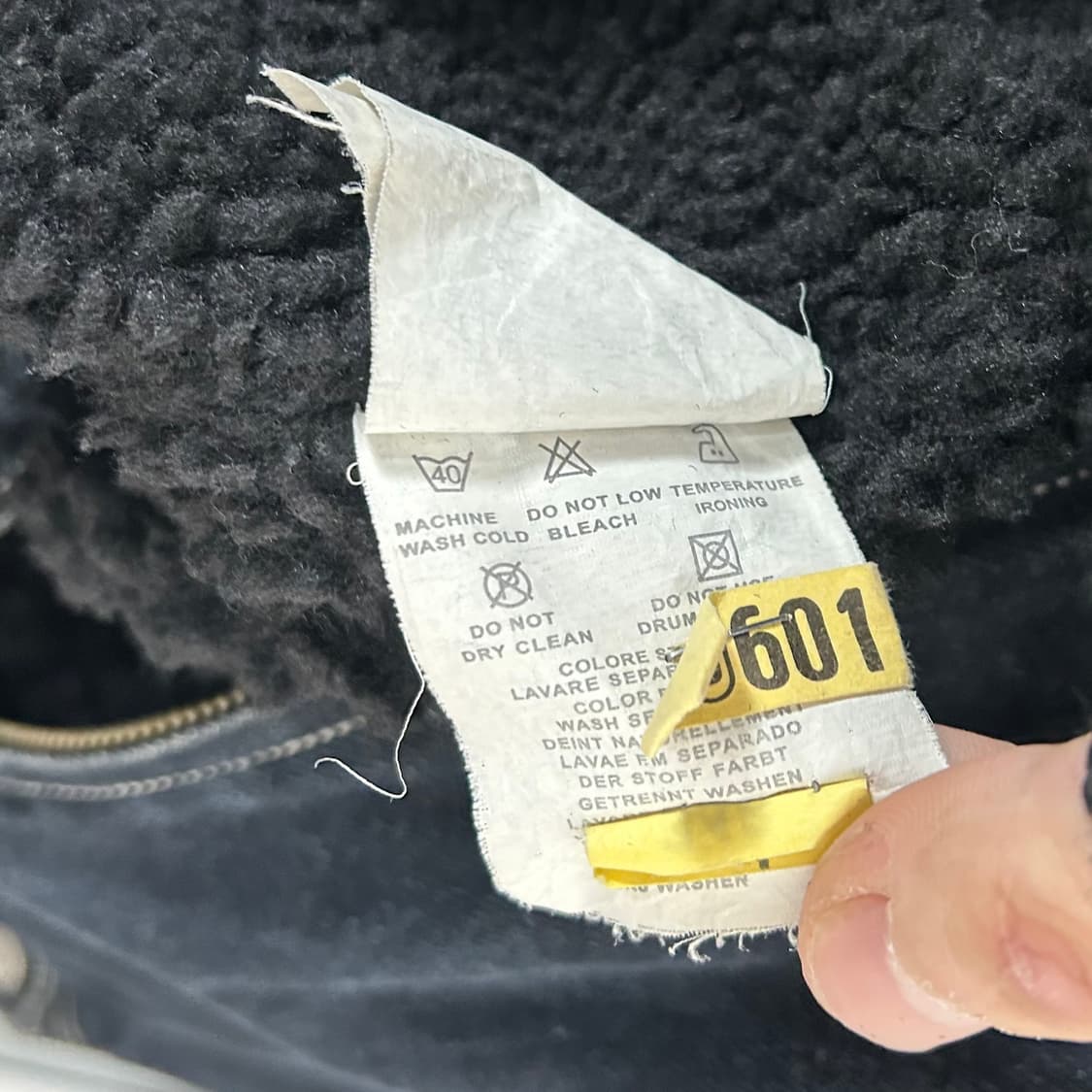 캘빈클라인 쉐르파 데님 바이커 자켓 상품이미지8