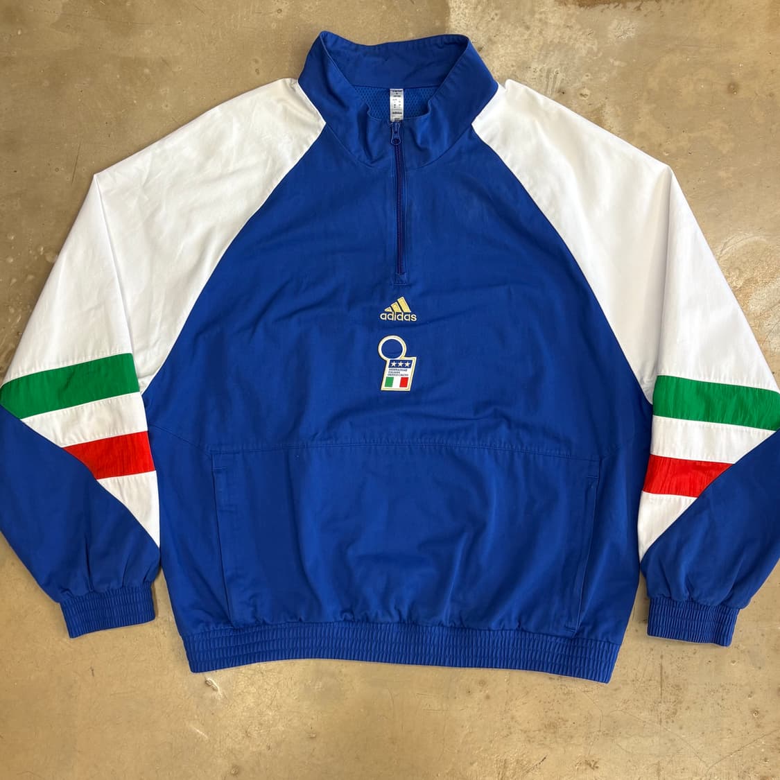 🫶🏻 아디다스 이탈리아국가대표팀 Half-Zip 코튼 트랙탑 🫶🏻 상품이미지1