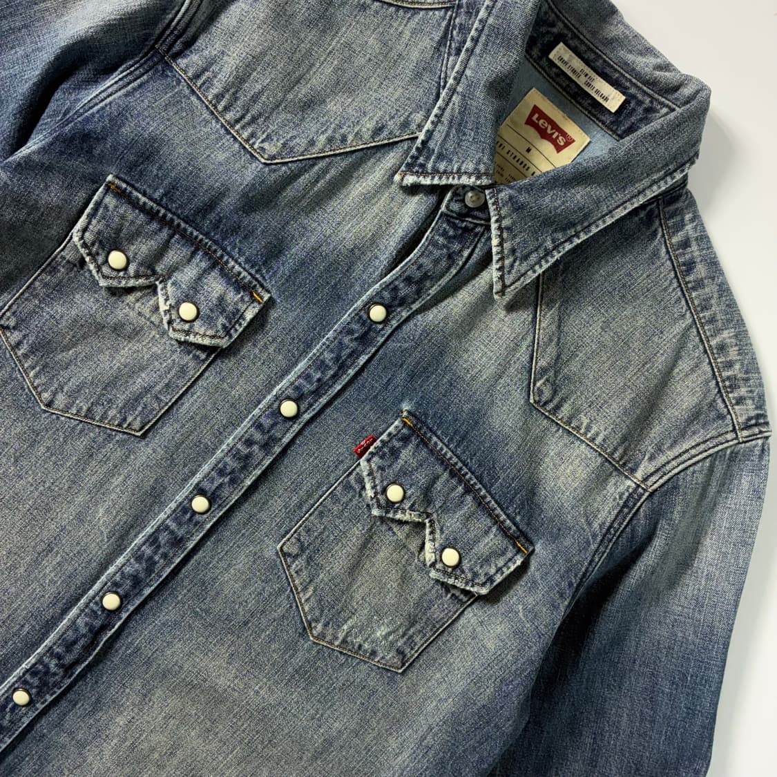 Levi's  리바이스 레드탭 웨스턴 데님셔츠  상품이미지2