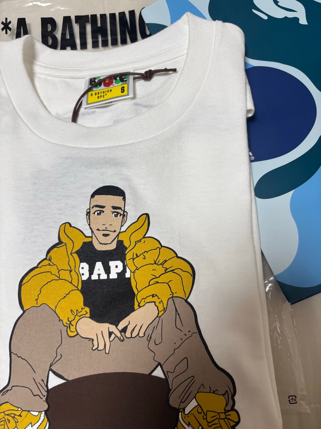 BAPE GALLERY × Santa Inoue Tee White 상품이미지1