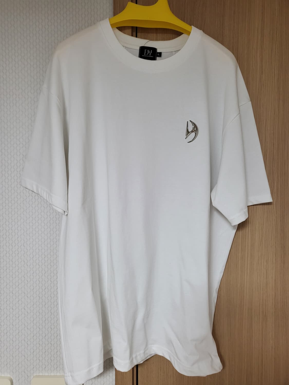 (미사용) DSMT 메탈 로고 화이트 티셔츠 L 상품이미지3