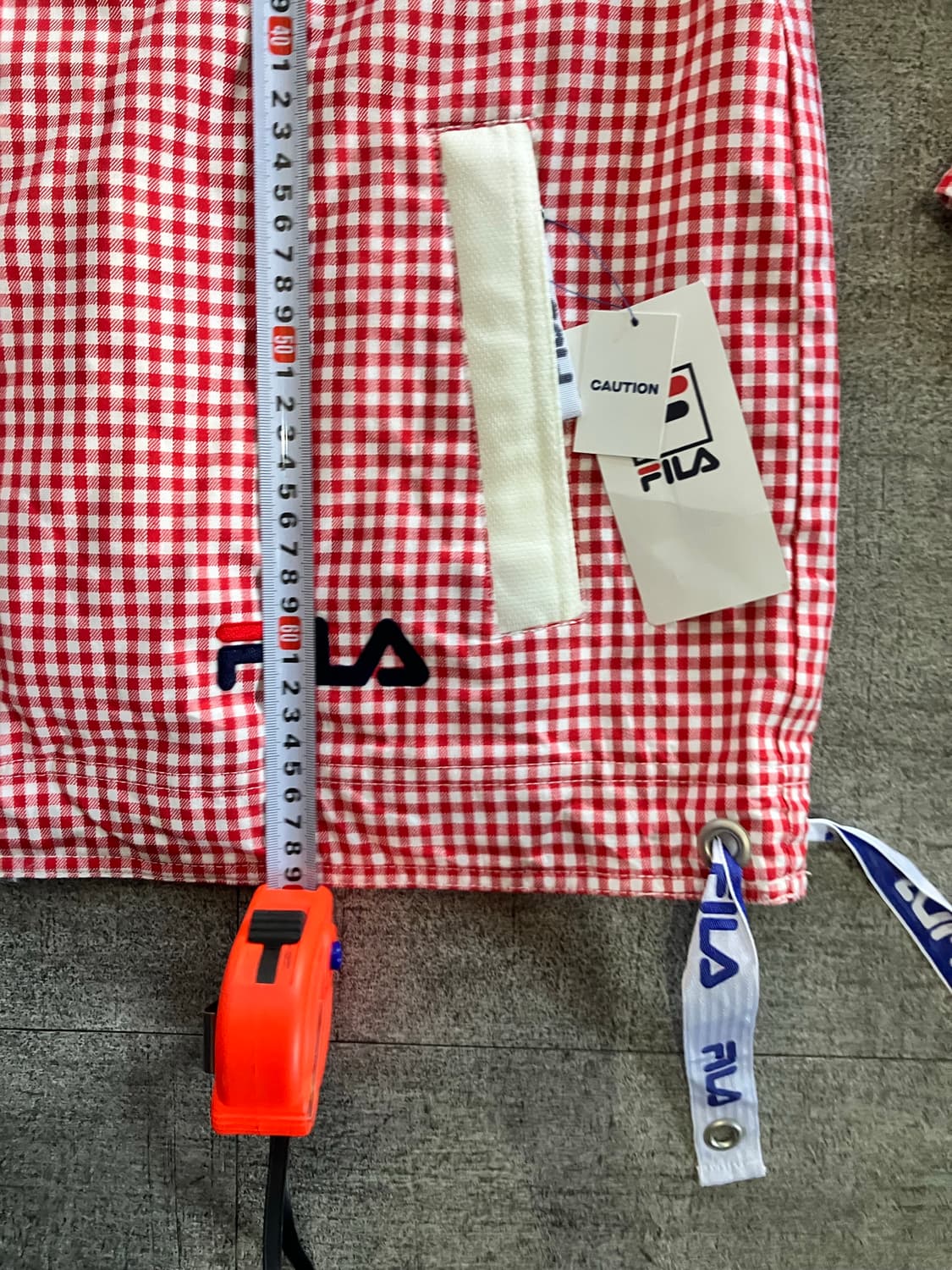 Fila 휠라 올드스쿨스트릿 혁오풍 타탄체크 대대장 봄버후드자켓 상품이미지3