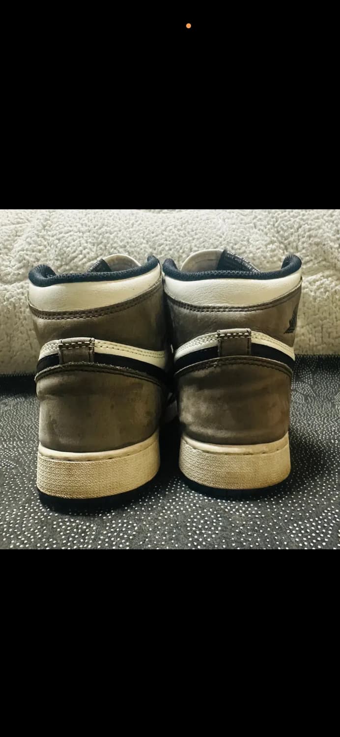 [6.5Y/245] 조던 1 하이 다크모카 (실착 3회미만/상태최상) 상품이미지6