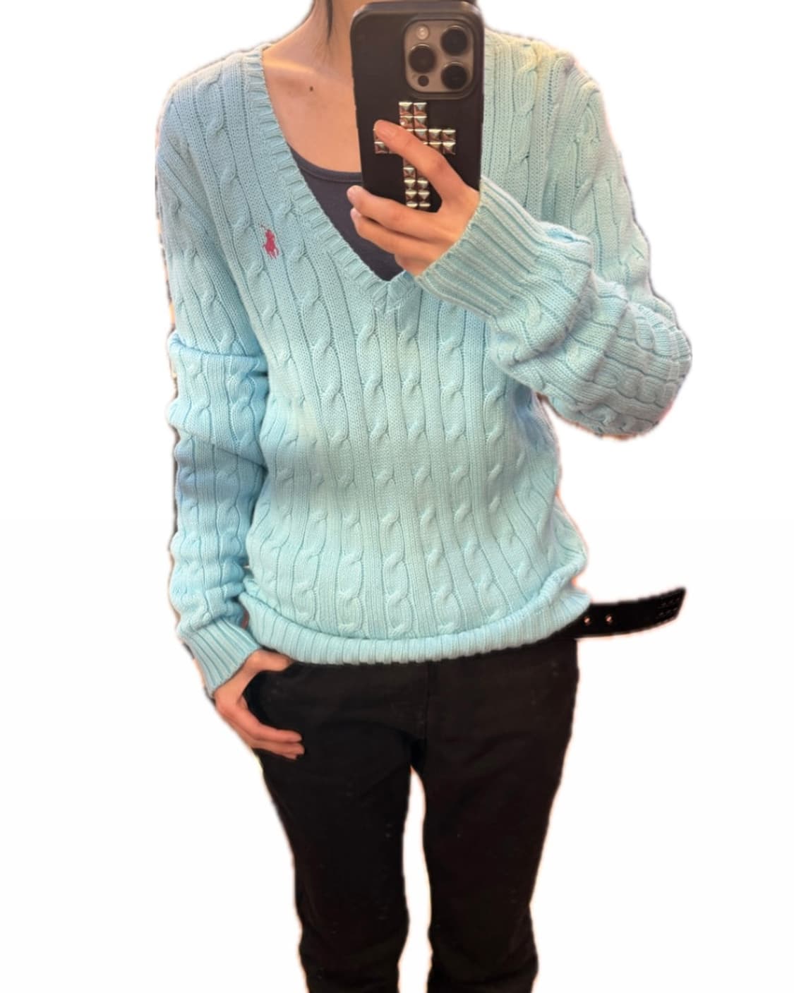  폴로랄프로렌 하늘 니트 상품이미지1
