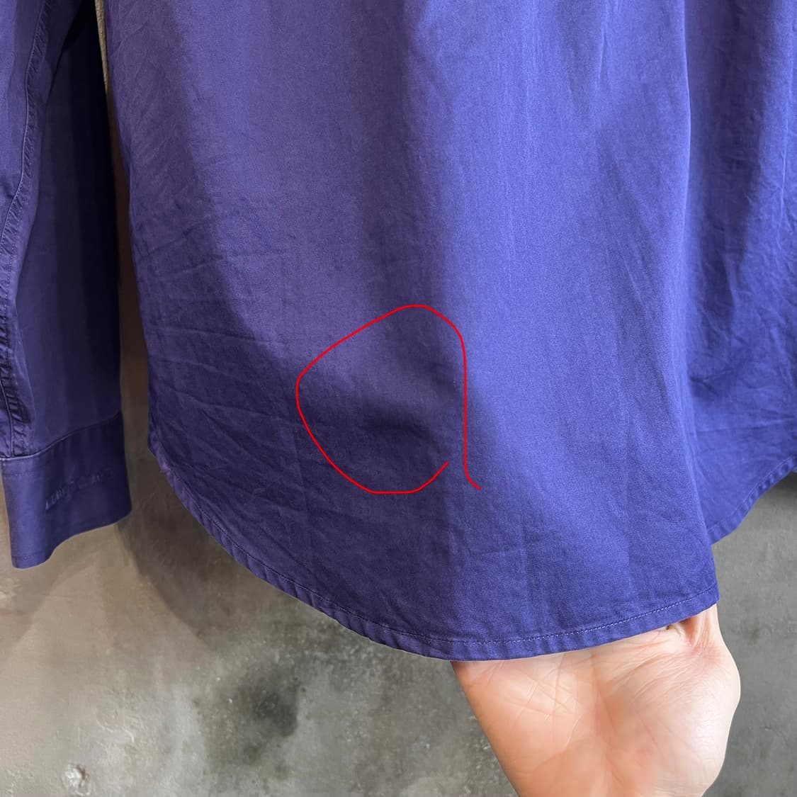 아르마니 익스체인지 퍼플 버튼업 셔츠 상품이미지8