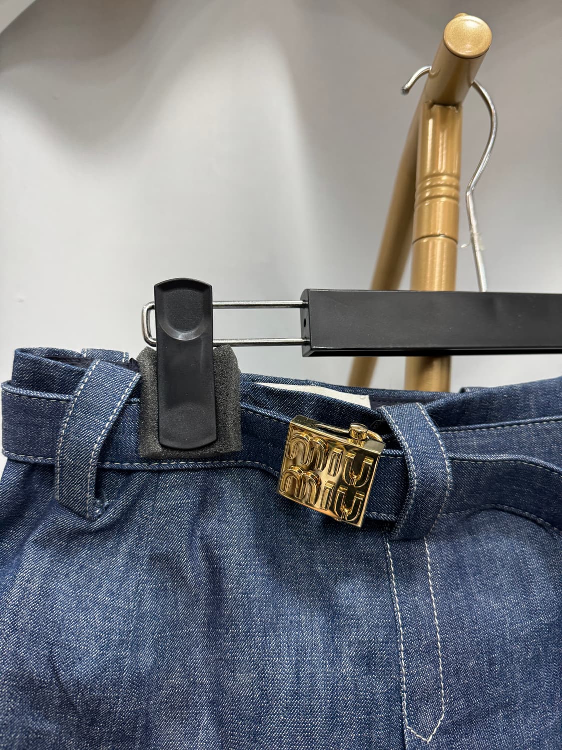 미우미우 데님 스커트 38사이즈 상품이미지2