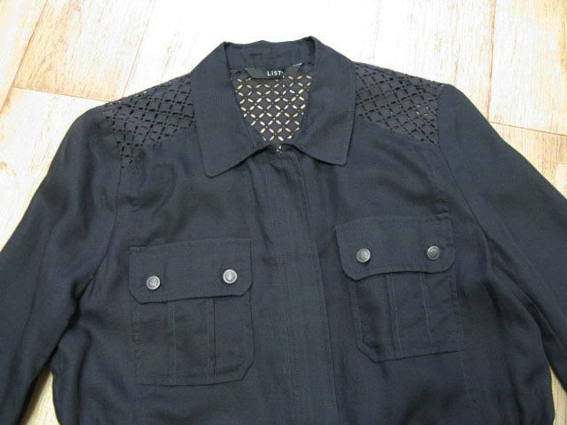 리스트(LIST) 펀칭 린넨점퍼 55-66 새상품 상품이미지2