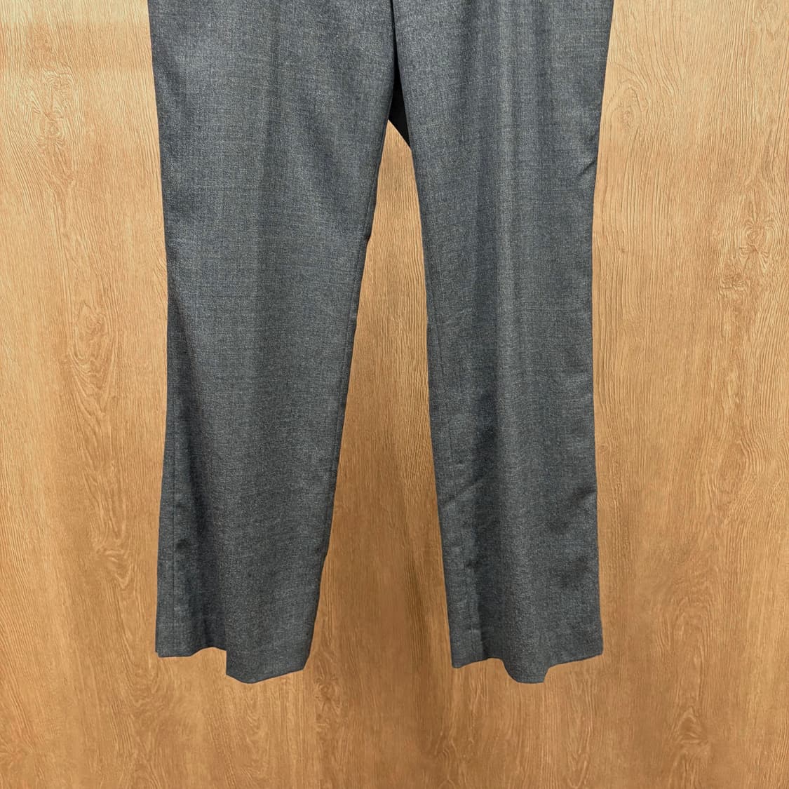 꾸레쥬 슬랙스 팬츠 지퍼 플라이 버튼 클로징 벨트 고리 디테일 딥그레이 상품이미지5