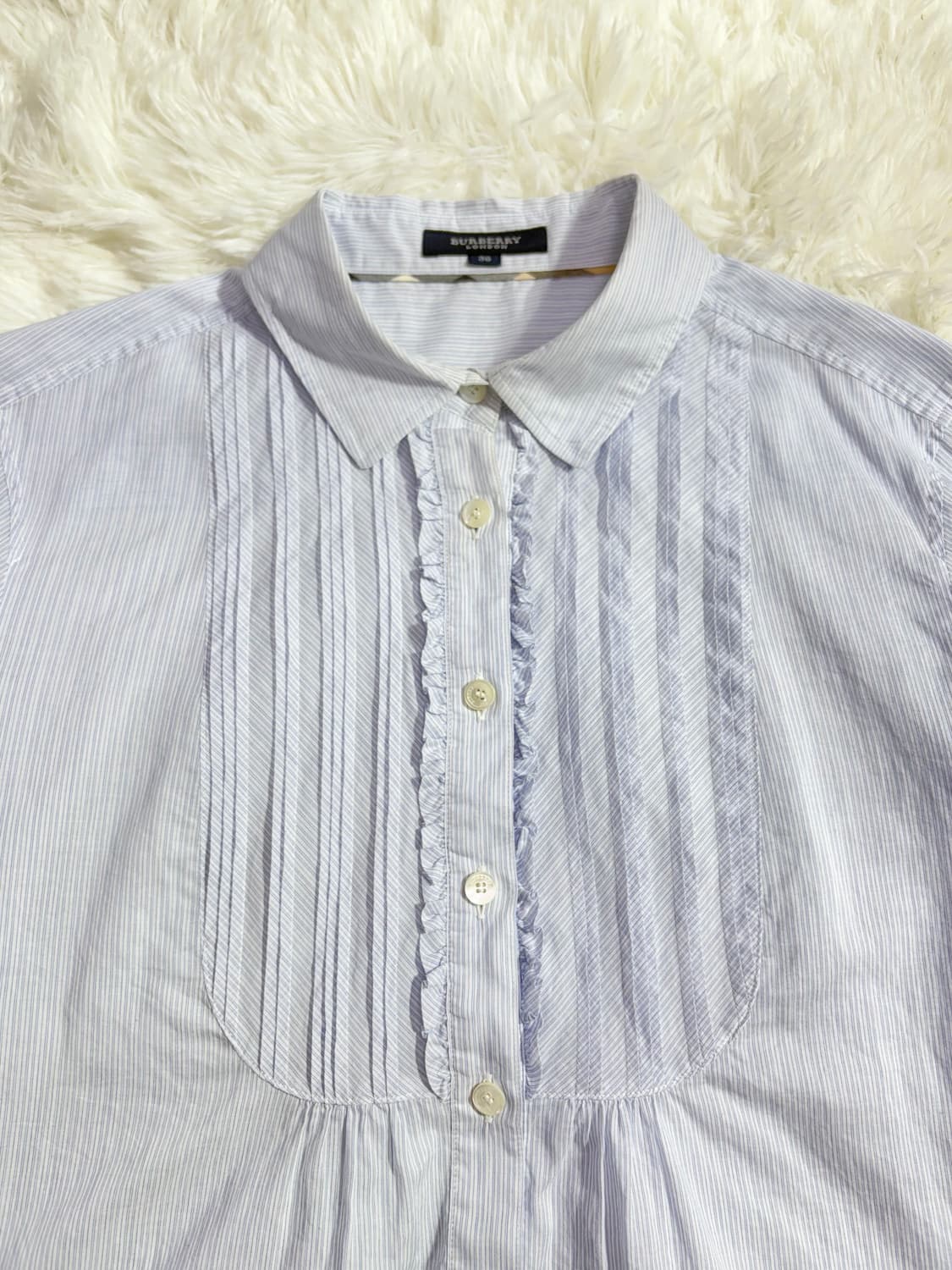 버버리 기마로고 프릴 드레스 셔츠  상품이미지3