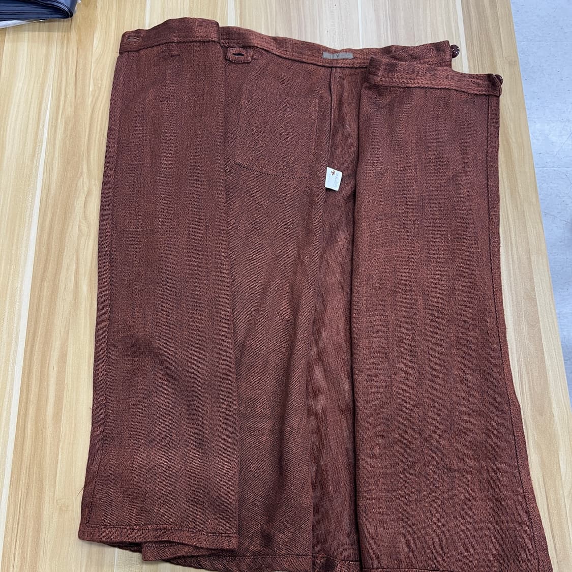 90's Y's 요지야마모토 린넨 롱 스커트  상품이미지8