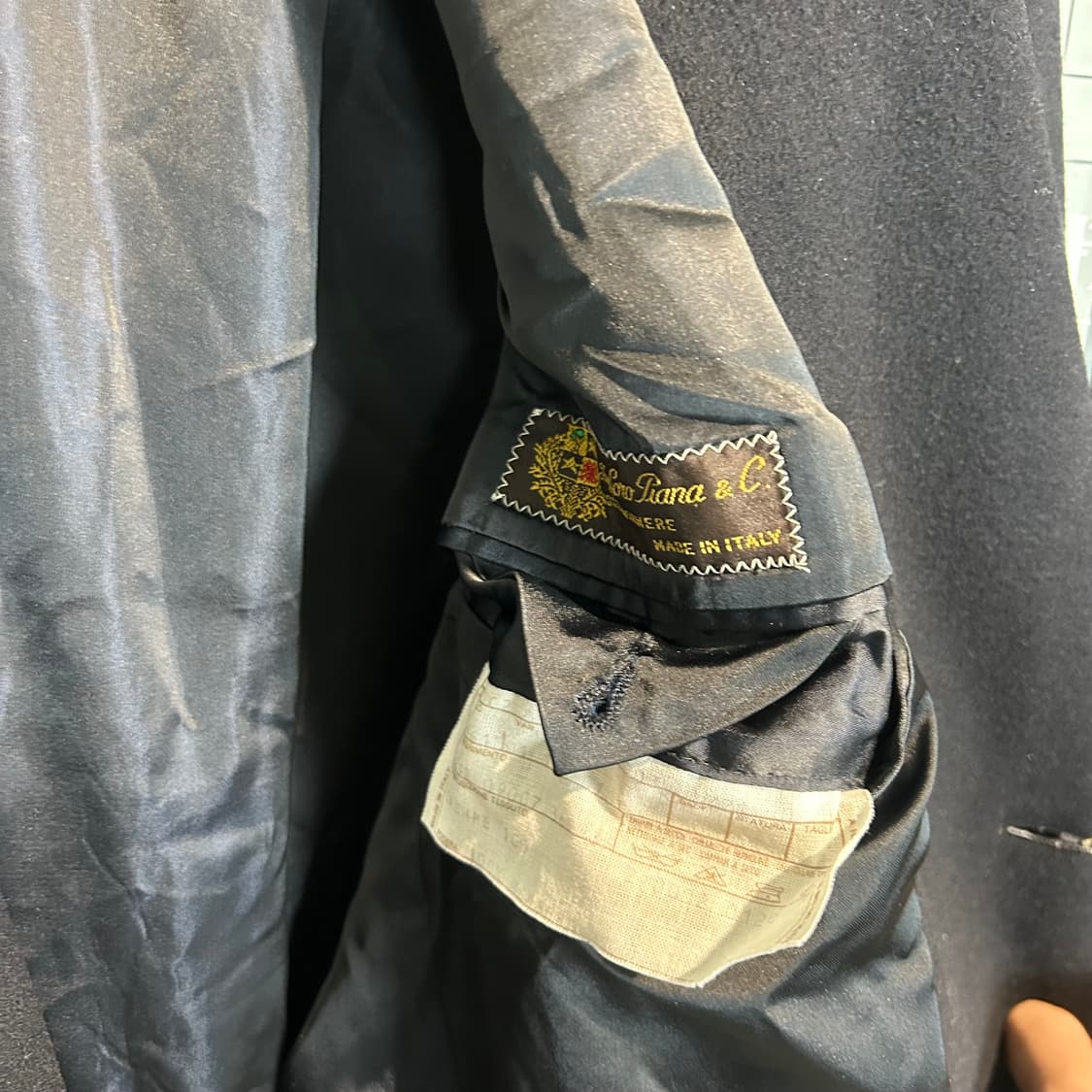 빈티지 이탈리안 로로피아나 캐시미어 코트 상품이미지6