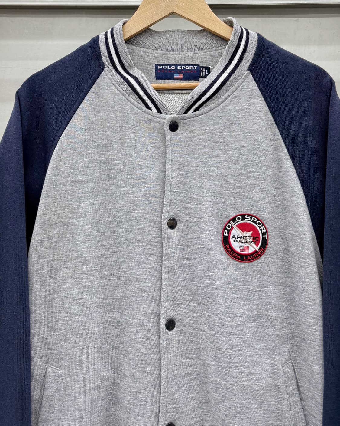 폴로 스포츠 90s 폴로베어 스웻 스타디움 자켓 상품이미지5