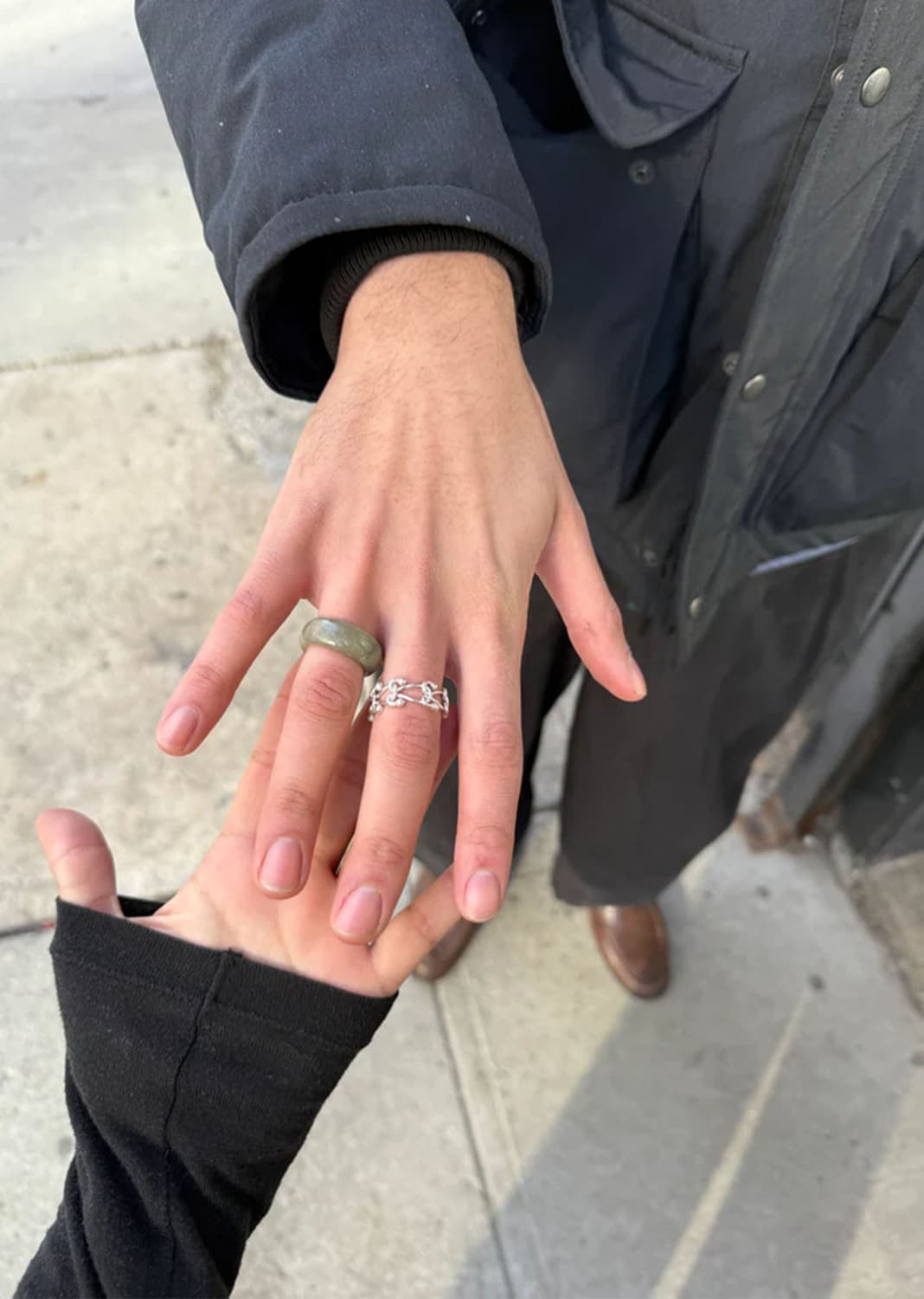 샵아모멘토 반야순다리 Link Ring / Skinny, Silver 7 상품이미지2