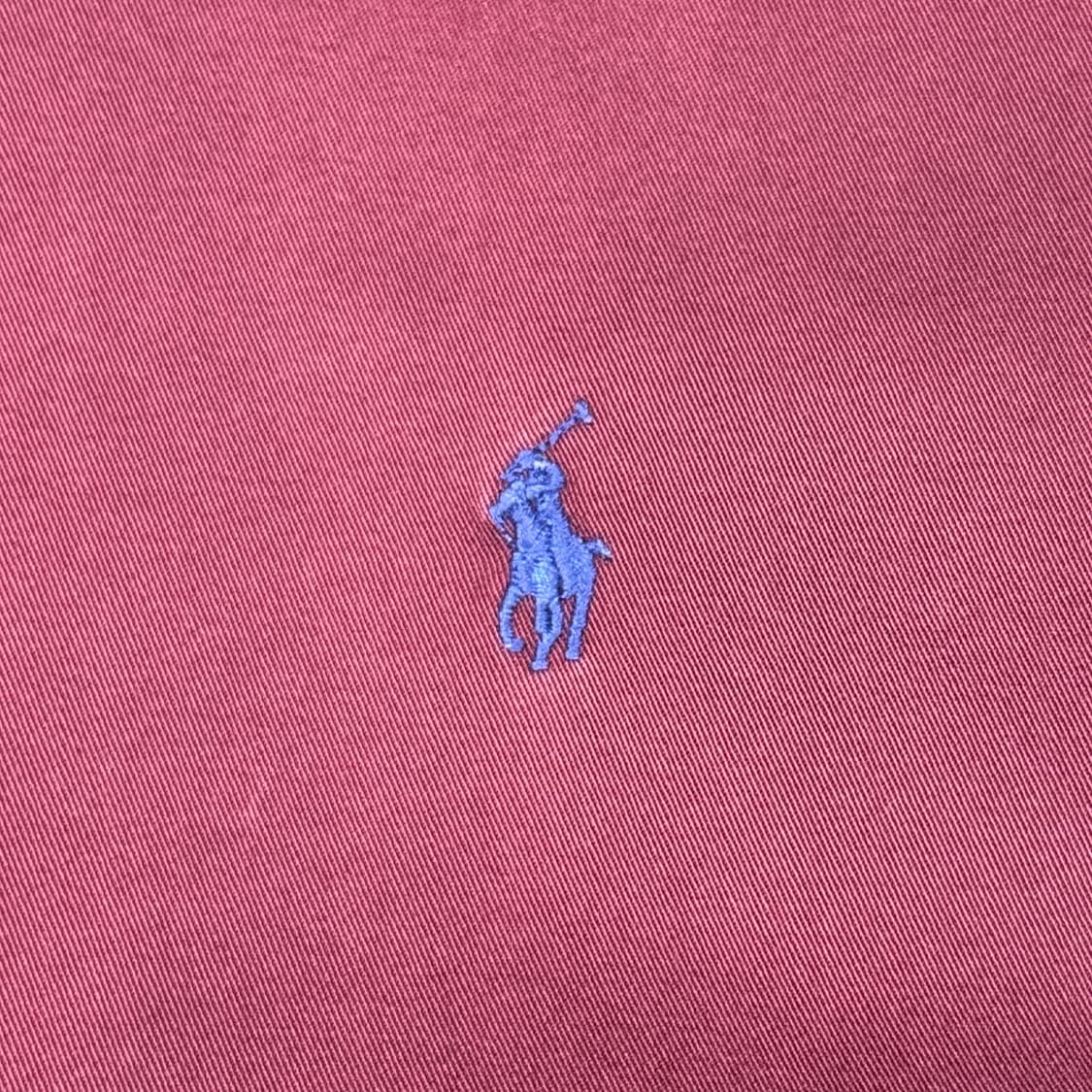 M) 폴로 랄프로렌 버건디 솔리드 셔츠 썬페이드 상품이미지4