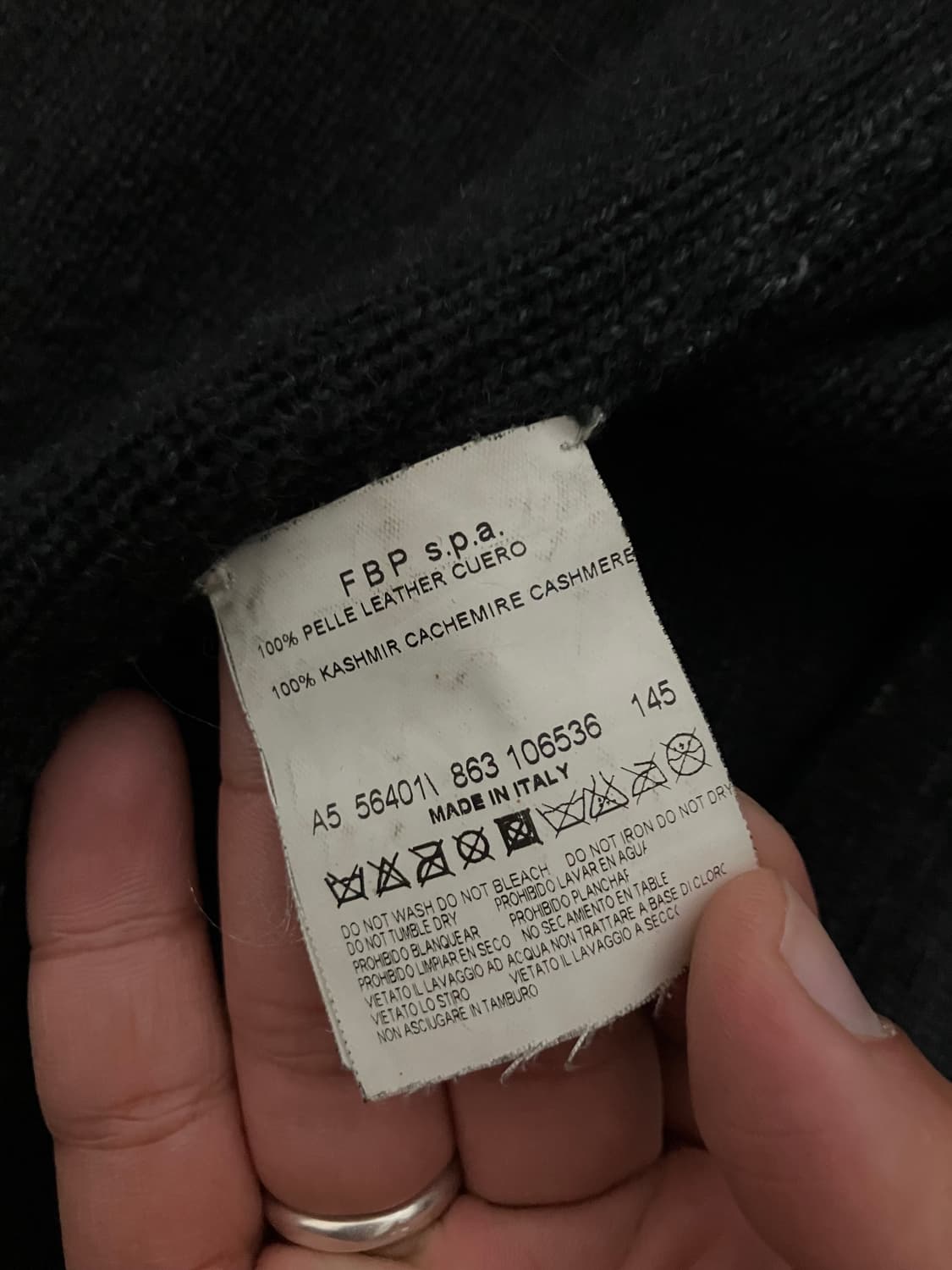 avoncelli leather jacket 상품이미지6