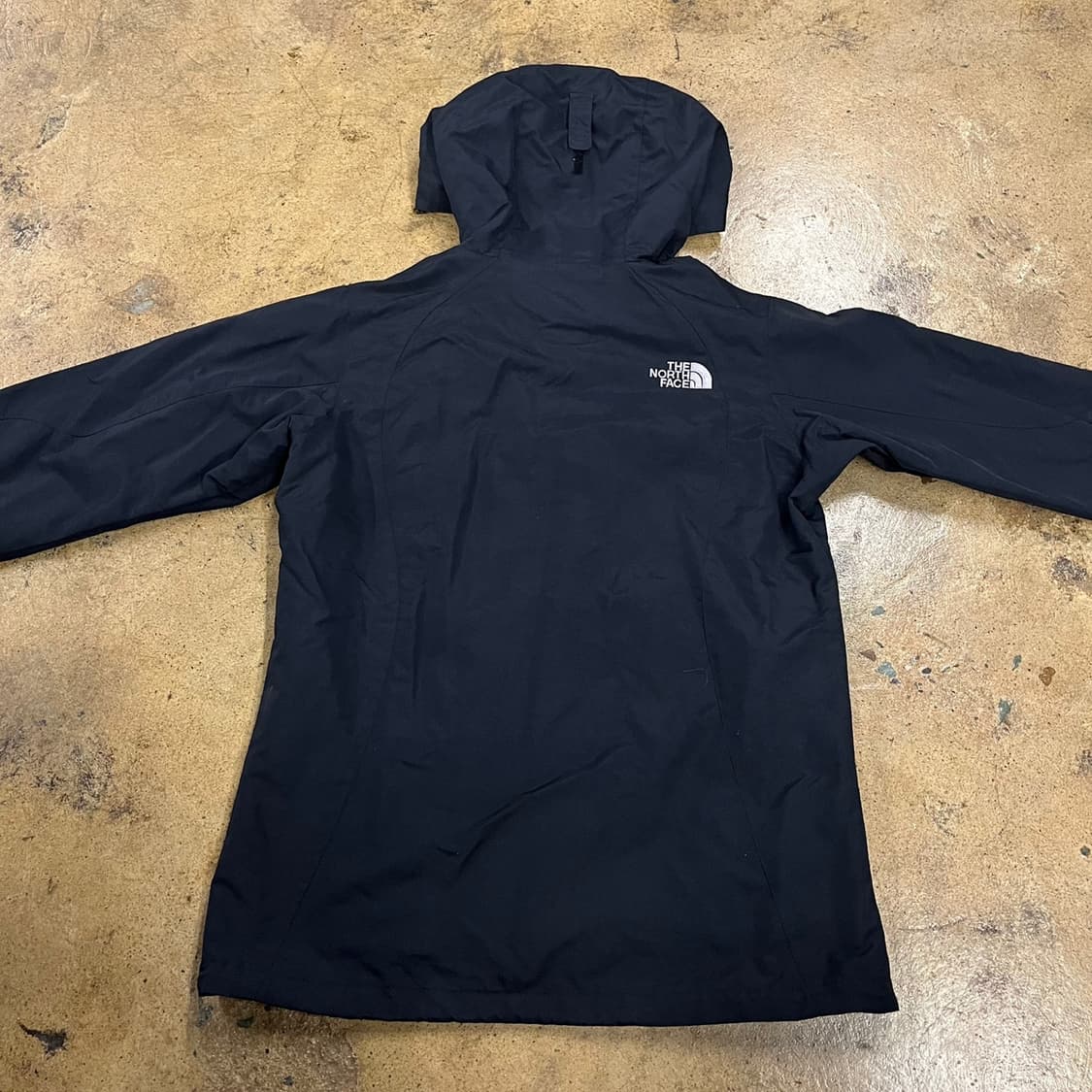 [정품/M] 노스페이스 블랙 후드 바람막이 자켓 b10 상품이미지4