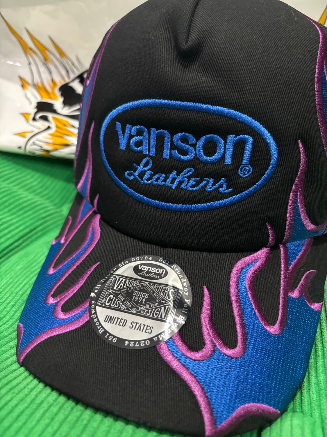 새상품 밴슨 플레임 트러커캡 상품이미지3