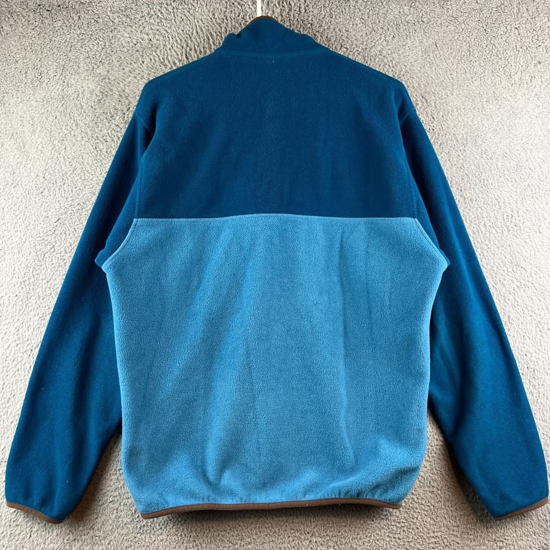 21FW 파타고니아 신칠라 스냅-티 플리스 딥 씨 블루/라이트 블루 배색 상품이미지5