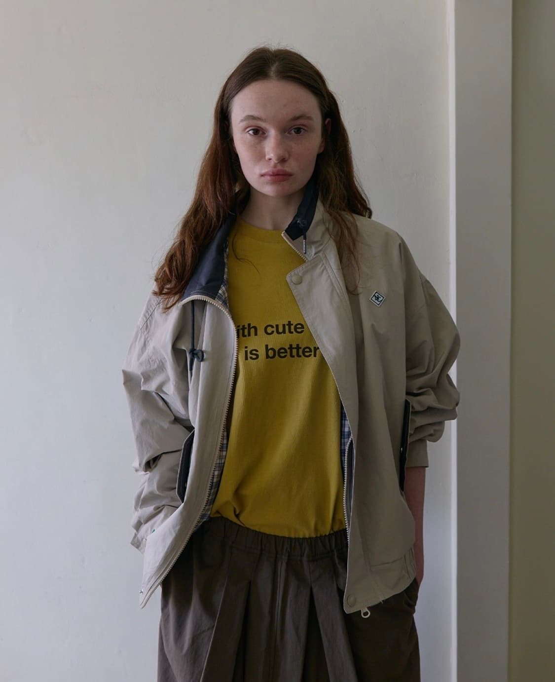 노컨텐츠 코튼 캐주얼 점퍼 상품이미지1