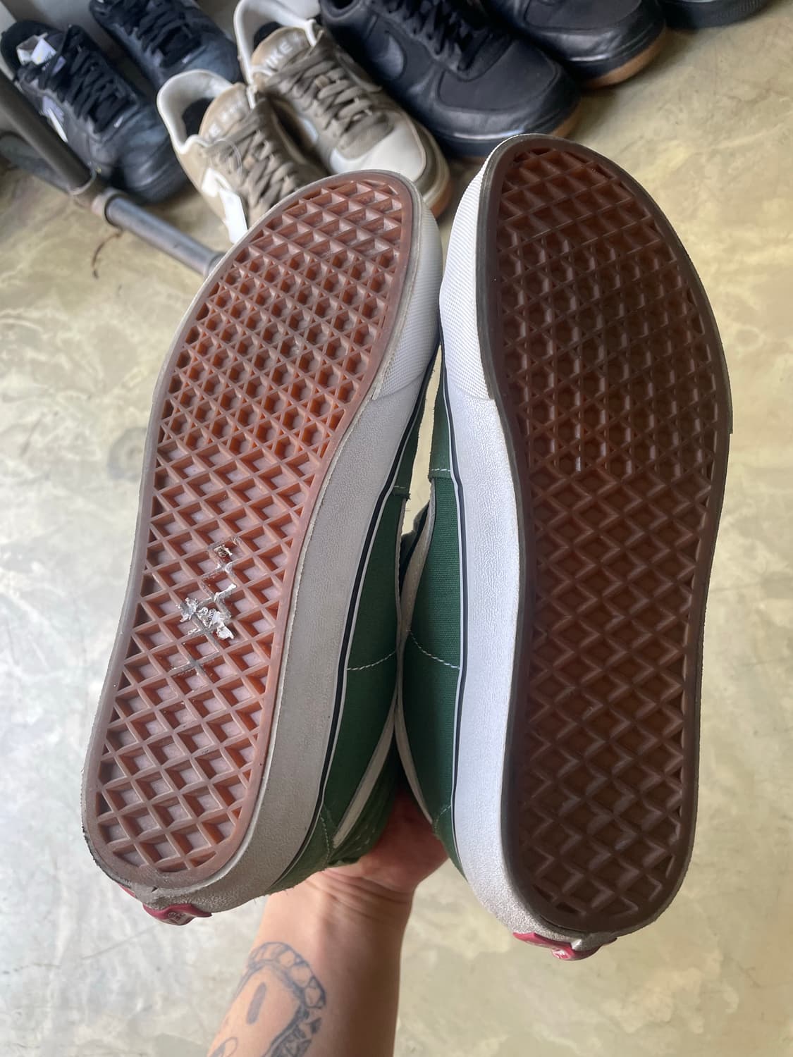 Vans 스케이트 하이 카키 255 상품이미지6