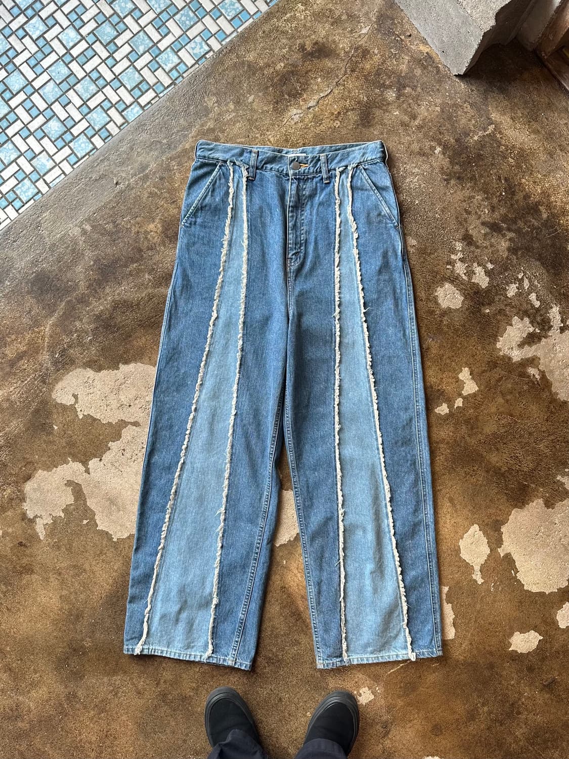 JieDa Switching Over Denim Pants 상품이미지1