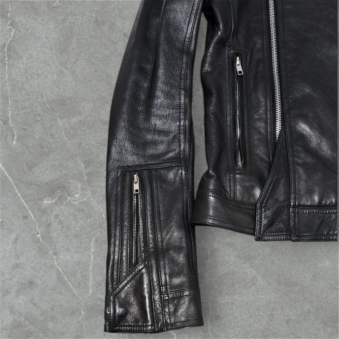 릭 오웬스 Vicious SS 2014 디어스킨 레더 자켓 상품이미지5