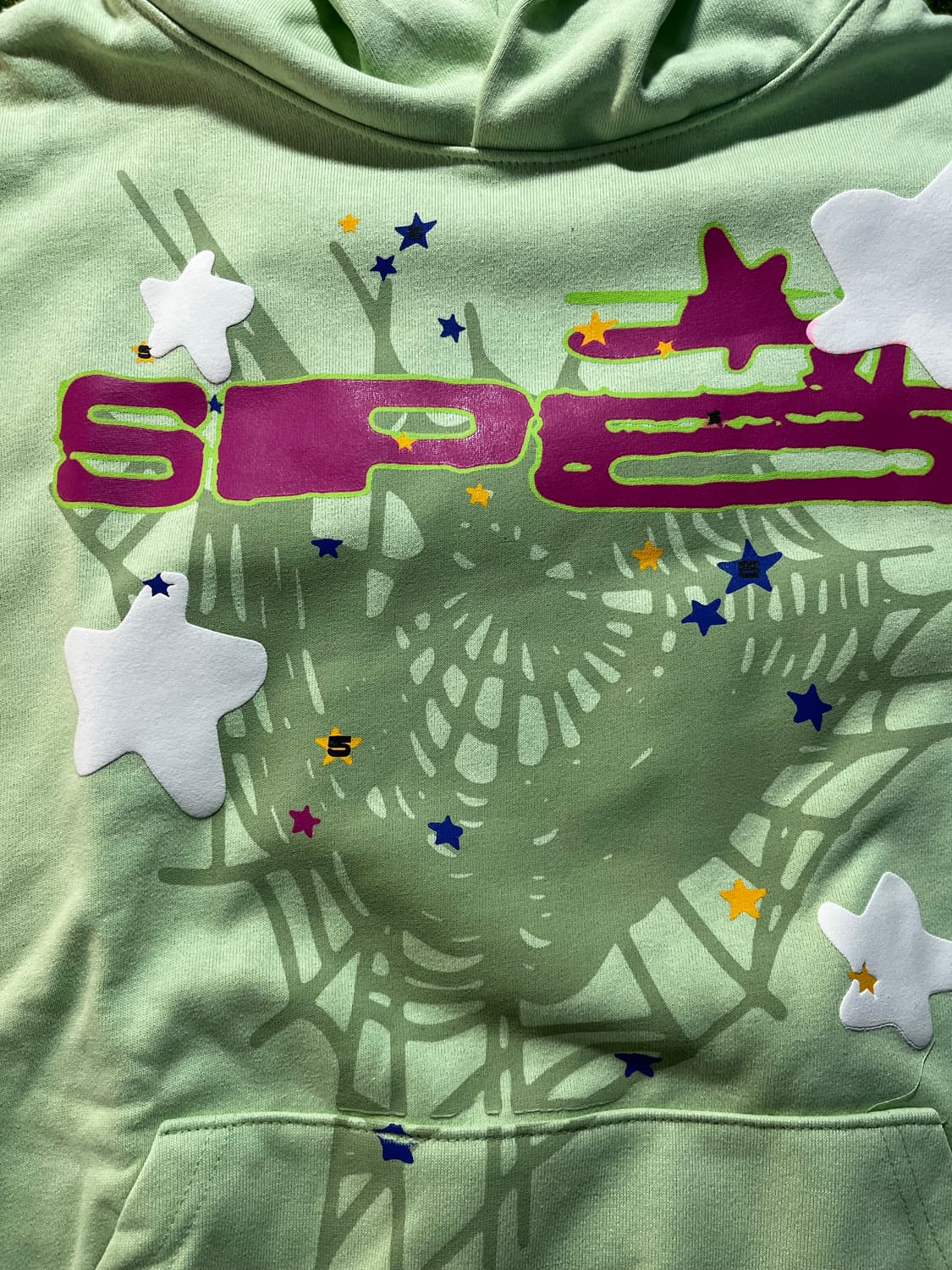 sp5der 민트후드티 상품이미지5