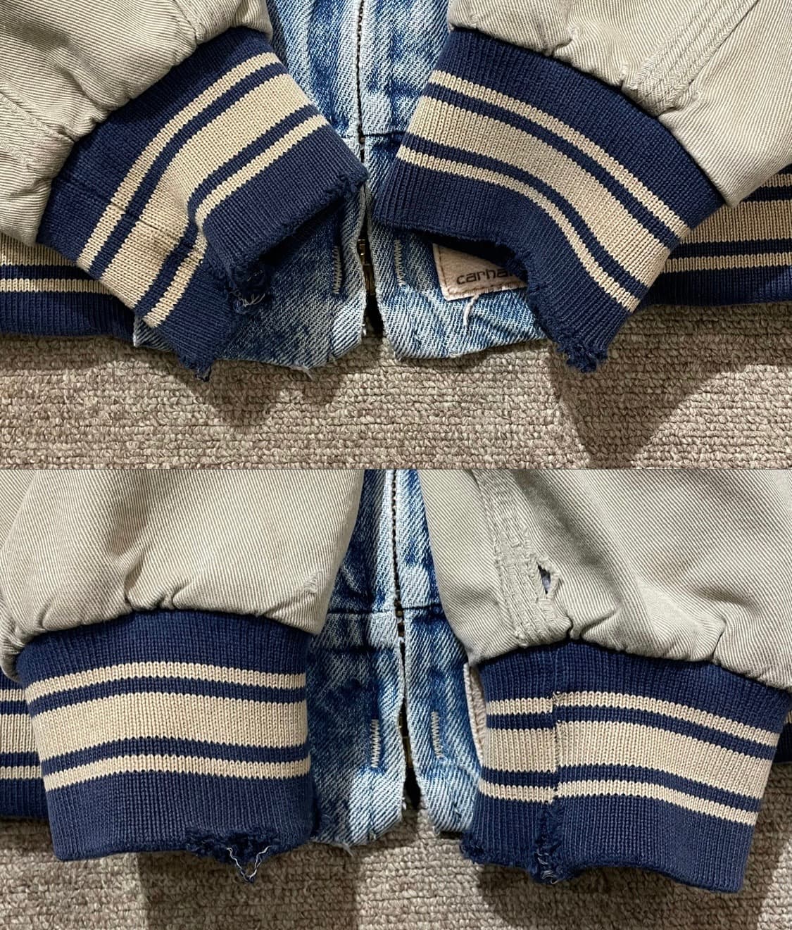 (M) Carhartt 칼하트 데님 바시티 자켓 상품이미지9