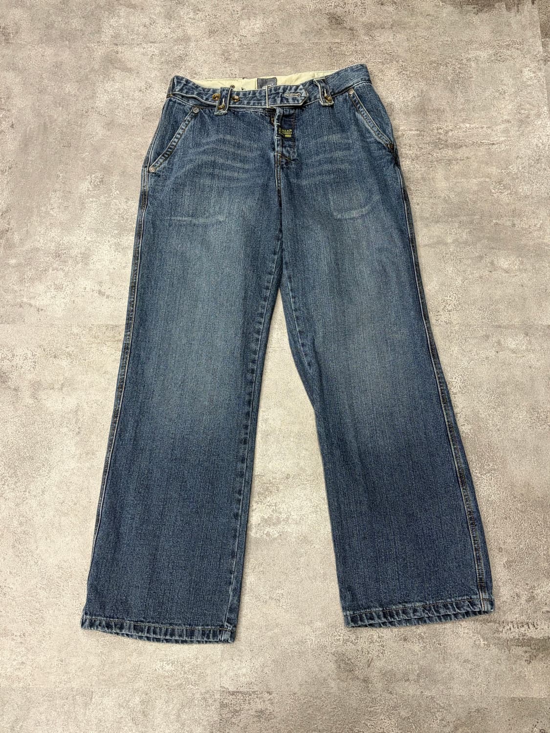 G-STAR RAW Belt Strap Wide Leg Denim Jea 상품이미지1