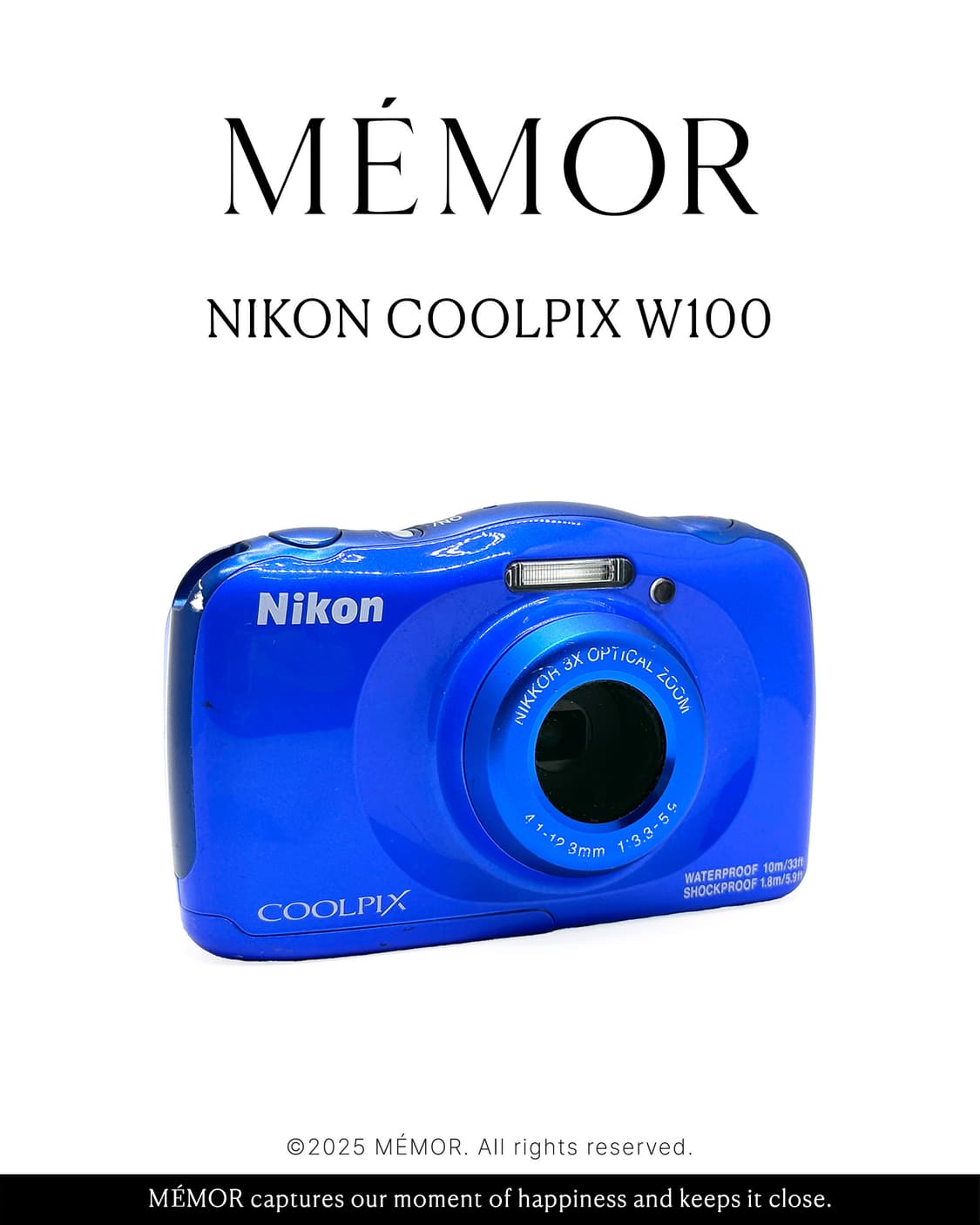 찰스엔터님사용/방수기능💦NIKON COOLPIX W100 니콘 디카 상품이미지2