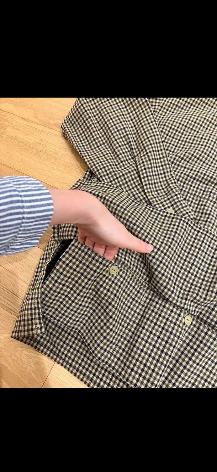 SASSAFRAS 풀오버 셔츠 M 상품이미지4