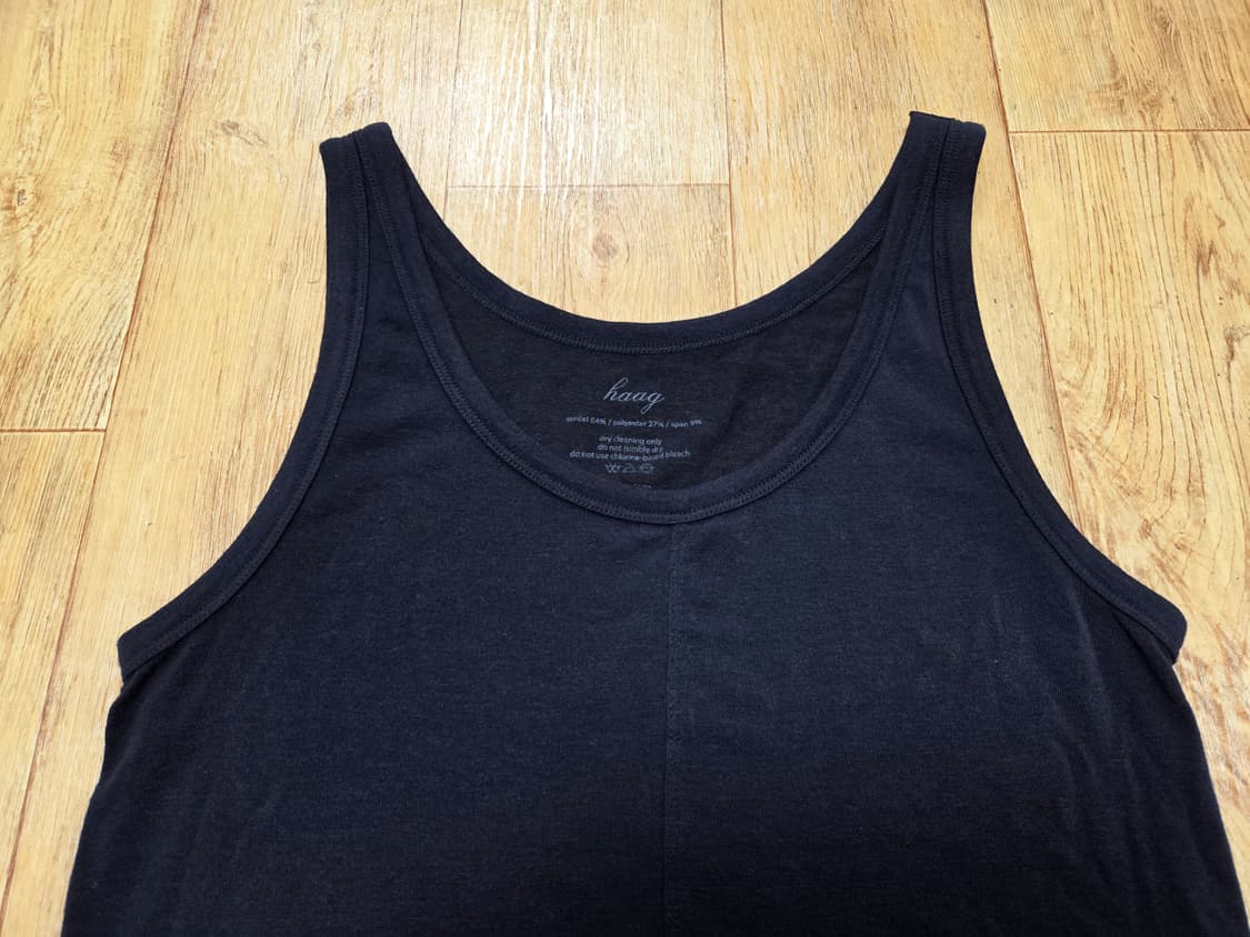 헤이그(haag) 매치스 슬리브리스 티셔츠 프리사이즈 새상품 상품이미지6