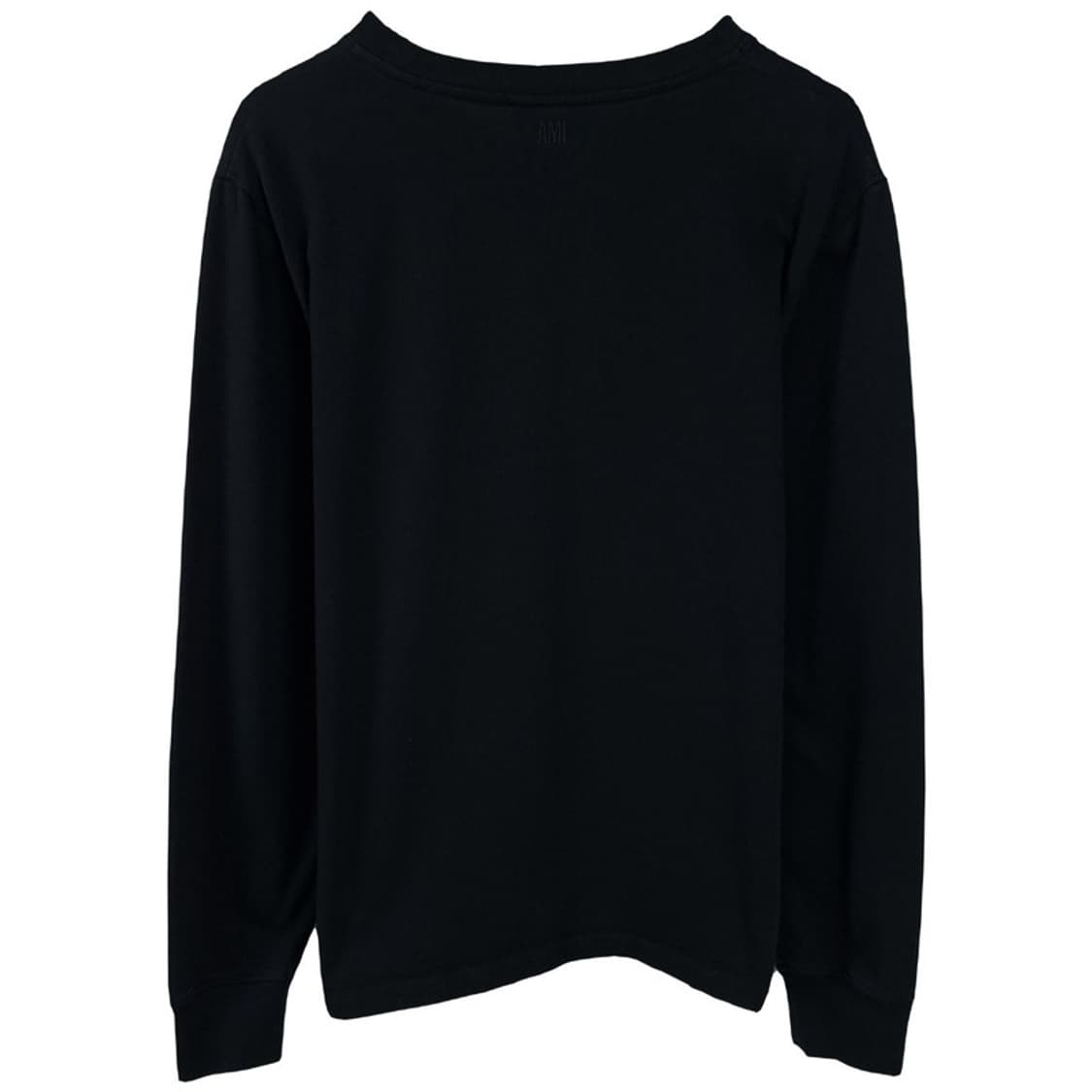 [아미] 21 F/W 스몰 하트 로고 롱슬리브 긴팔티 블랙 P01048 상품이미지3