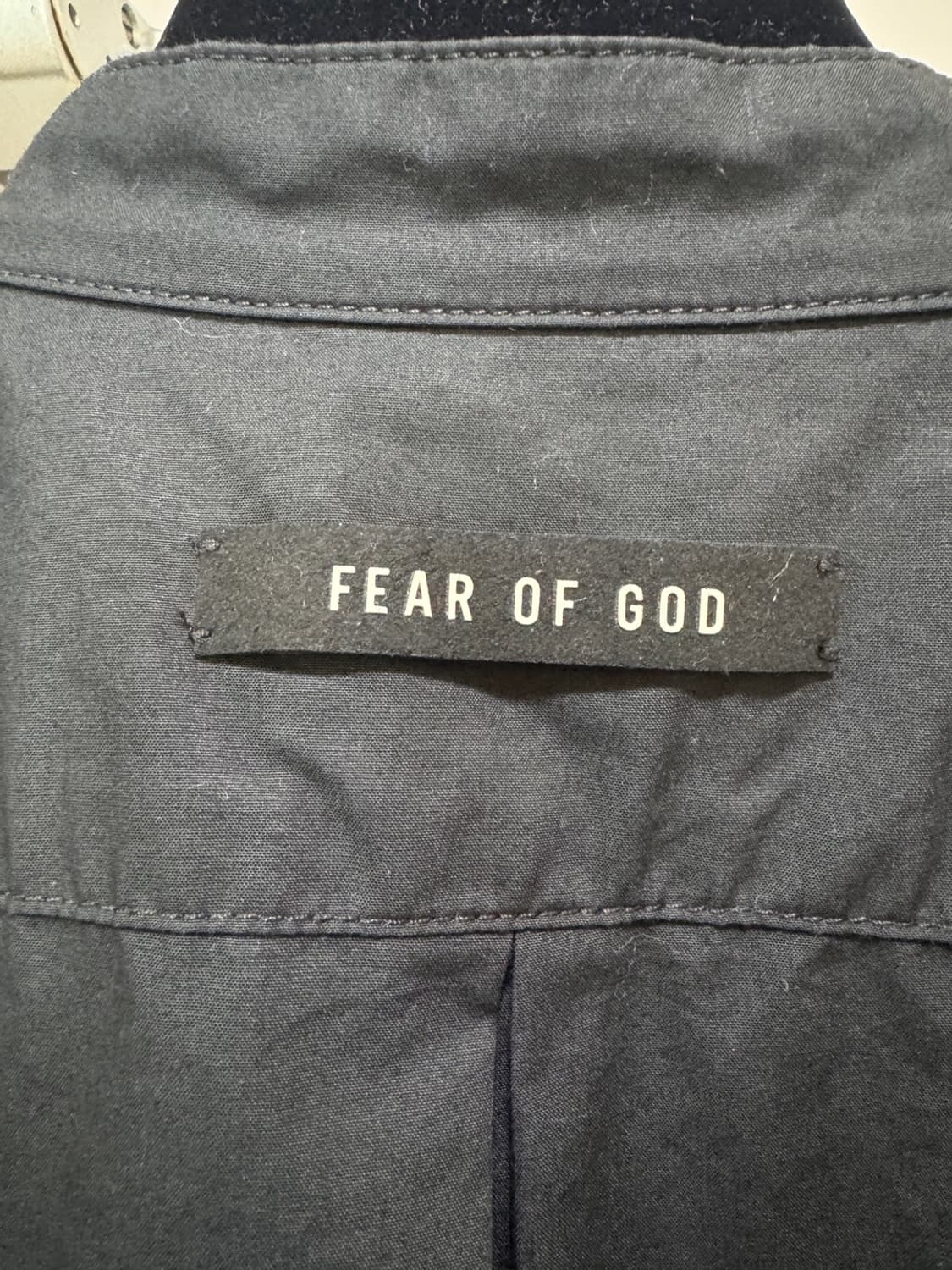 피어오브갓 6th 헨리넥 반팔 셔츠 블랙 8th 7th 이터널  FOG  상품이미지5