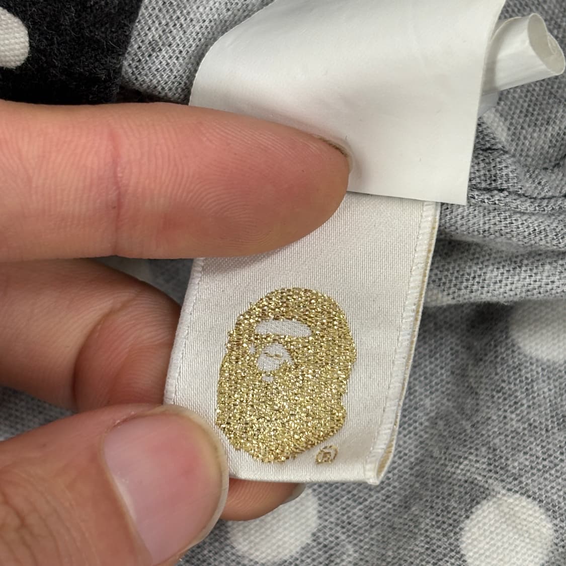 베이프 샤크 도트 후드 셔츠 상품이미지10