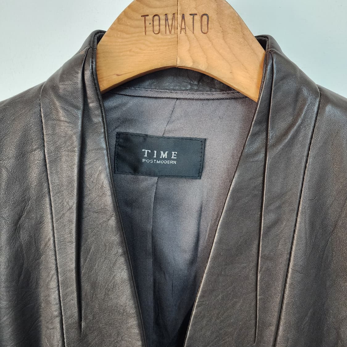 TIME 타임 여성 가죽 자켓 상품이미지2