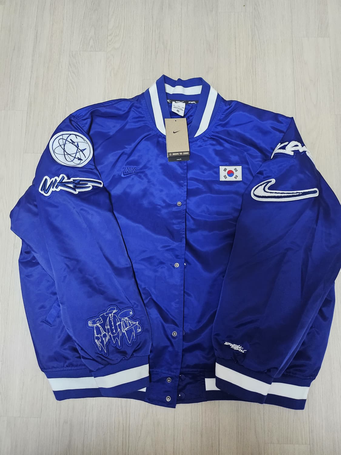 나이키(새제품) 2XL 바시티 자켓  MA-1 스타디움 재킷 야구잠바 야 상품이미지4