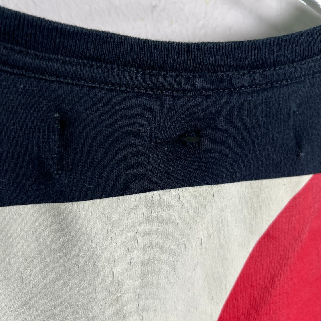 19ss 오프화이트 스플릿 로고 반팔 티셔츠 L 상품이미지10