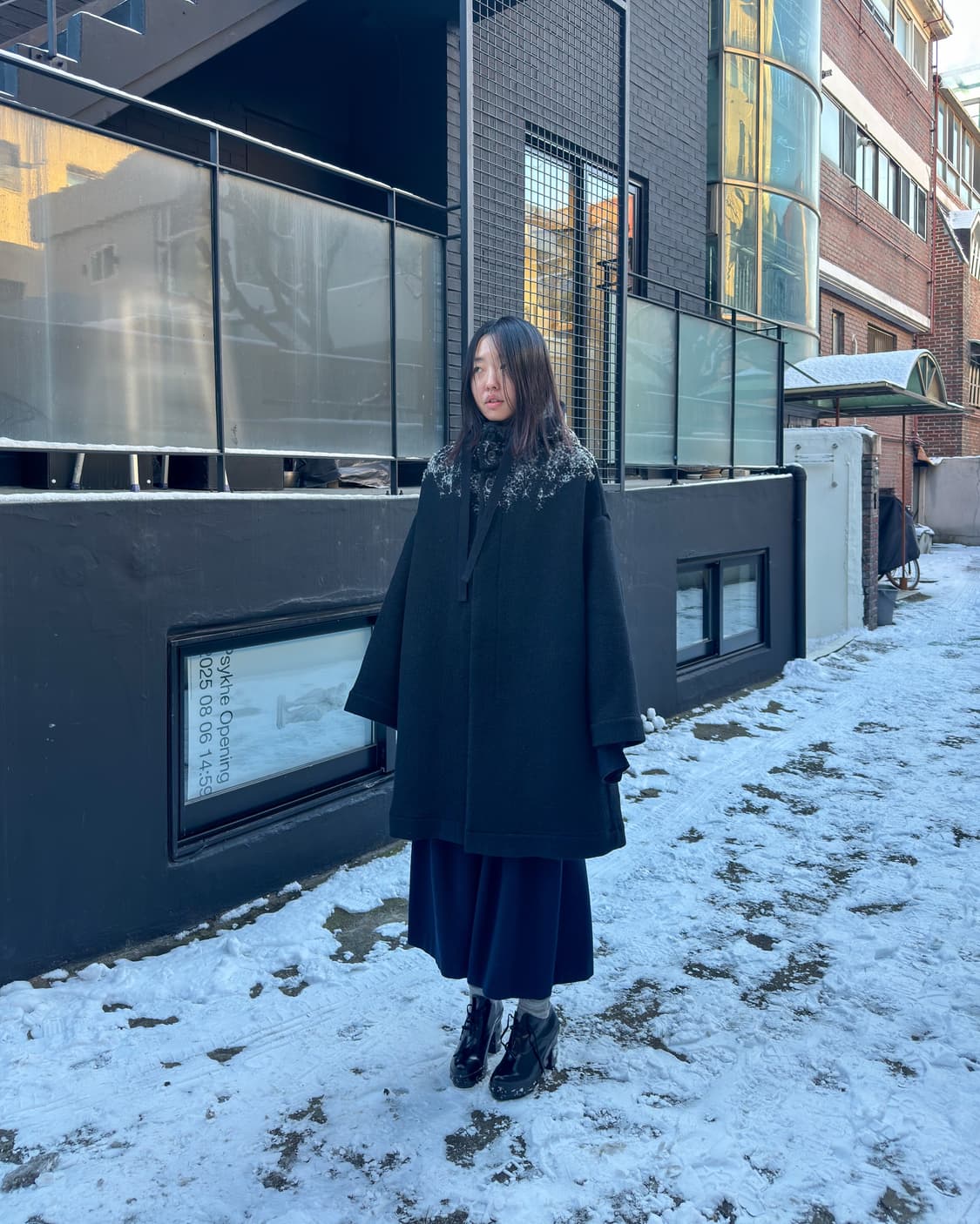 Sinya Kozuka 18fw  Snowing Coat/ 1 상품이미지9