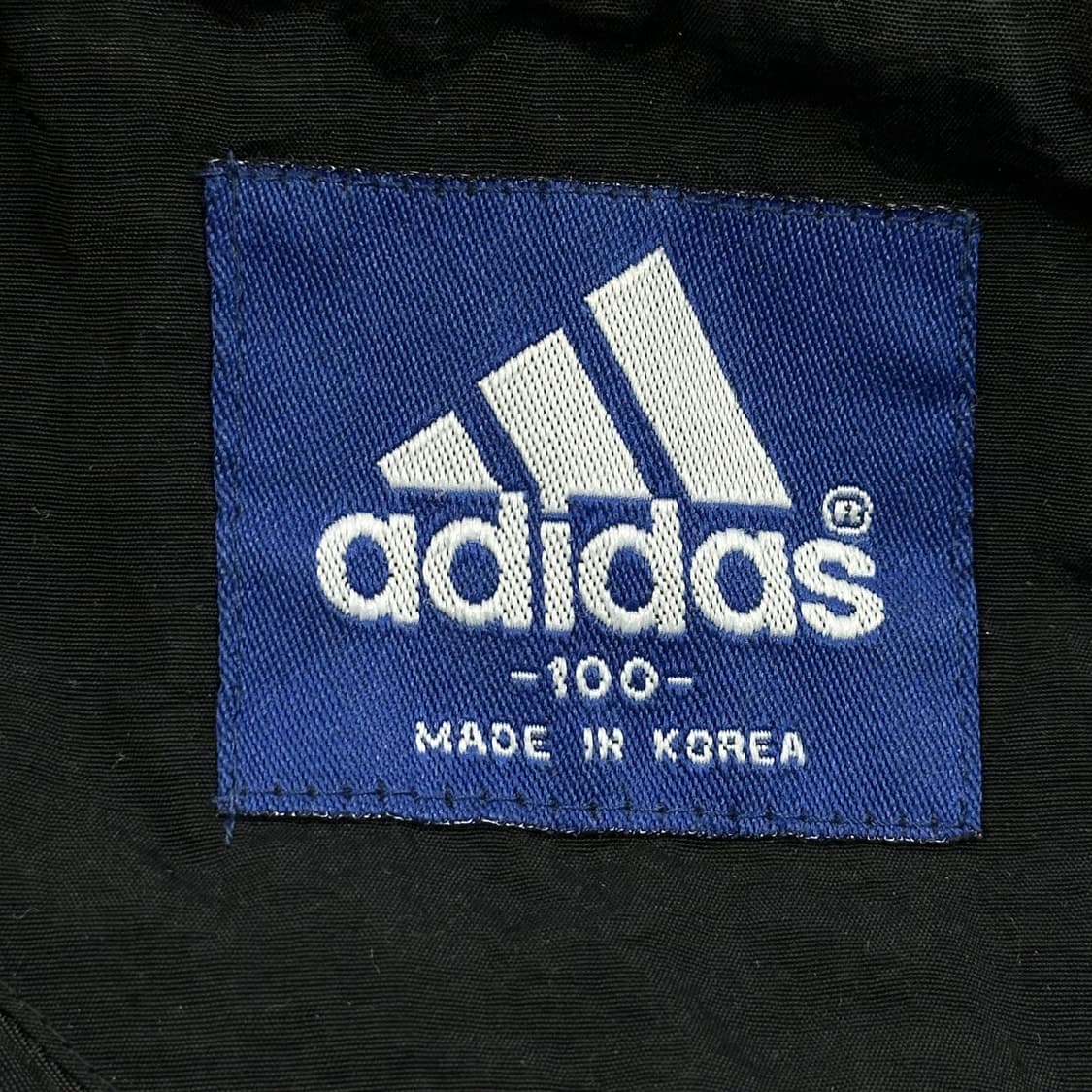 아디다스 오리지널 블랙 누빔 점퍼 자켓 (실측 XL) 상품이미지6