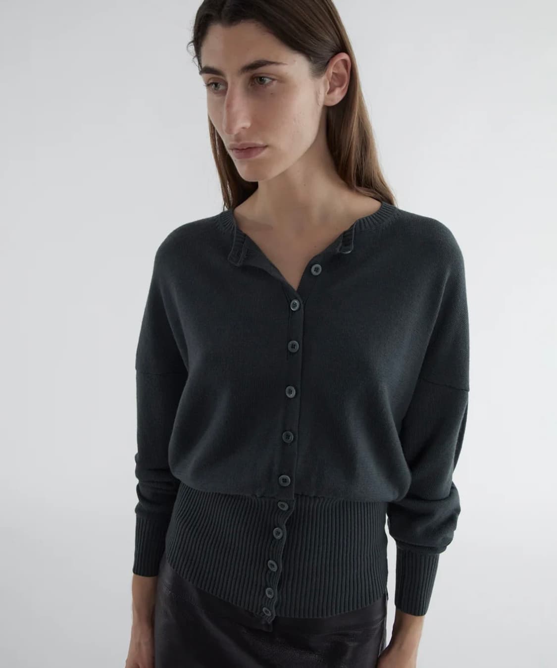 [XS,S,M,L]팔로마울 Rosana 가디건/다크 그린 상품이미지1