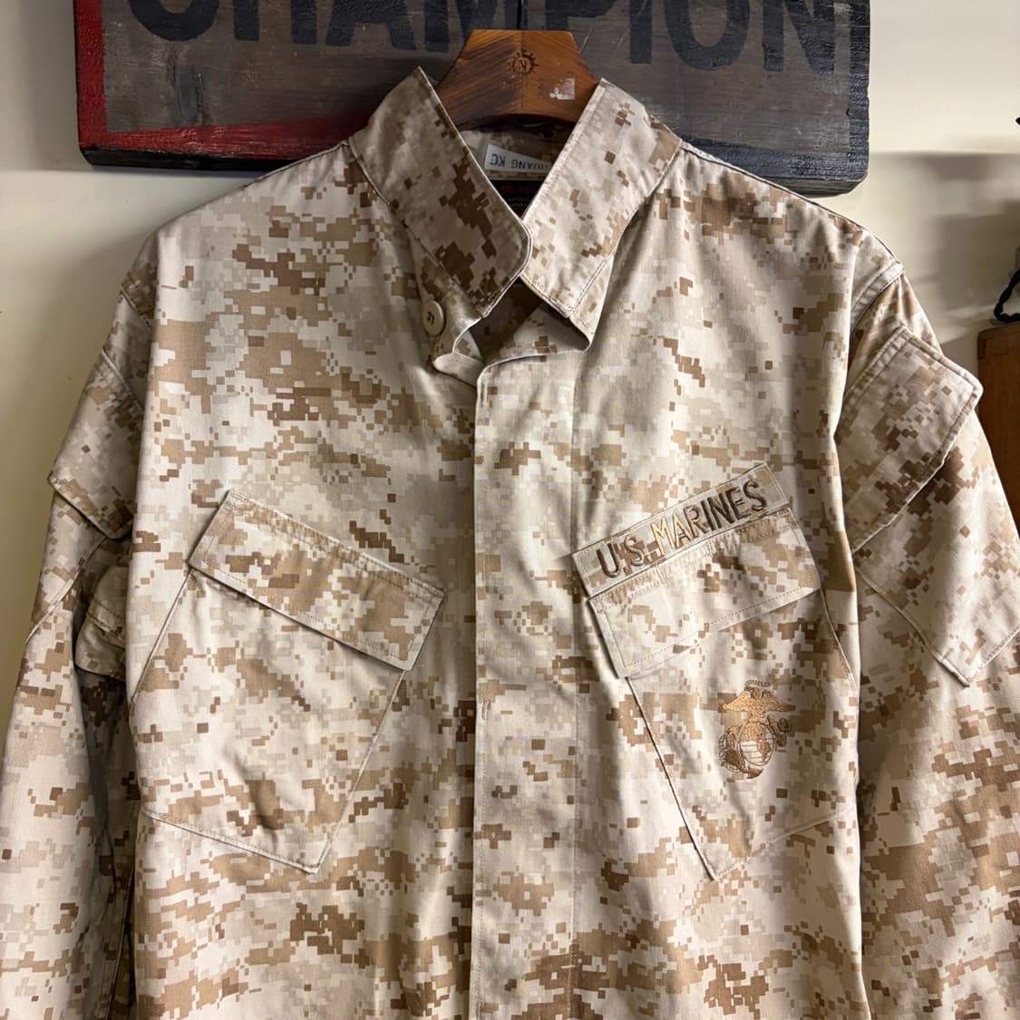 미해병대 오리지널 USMC 데저트 MARPAT 전투복 상의 S-R 상품이미지2