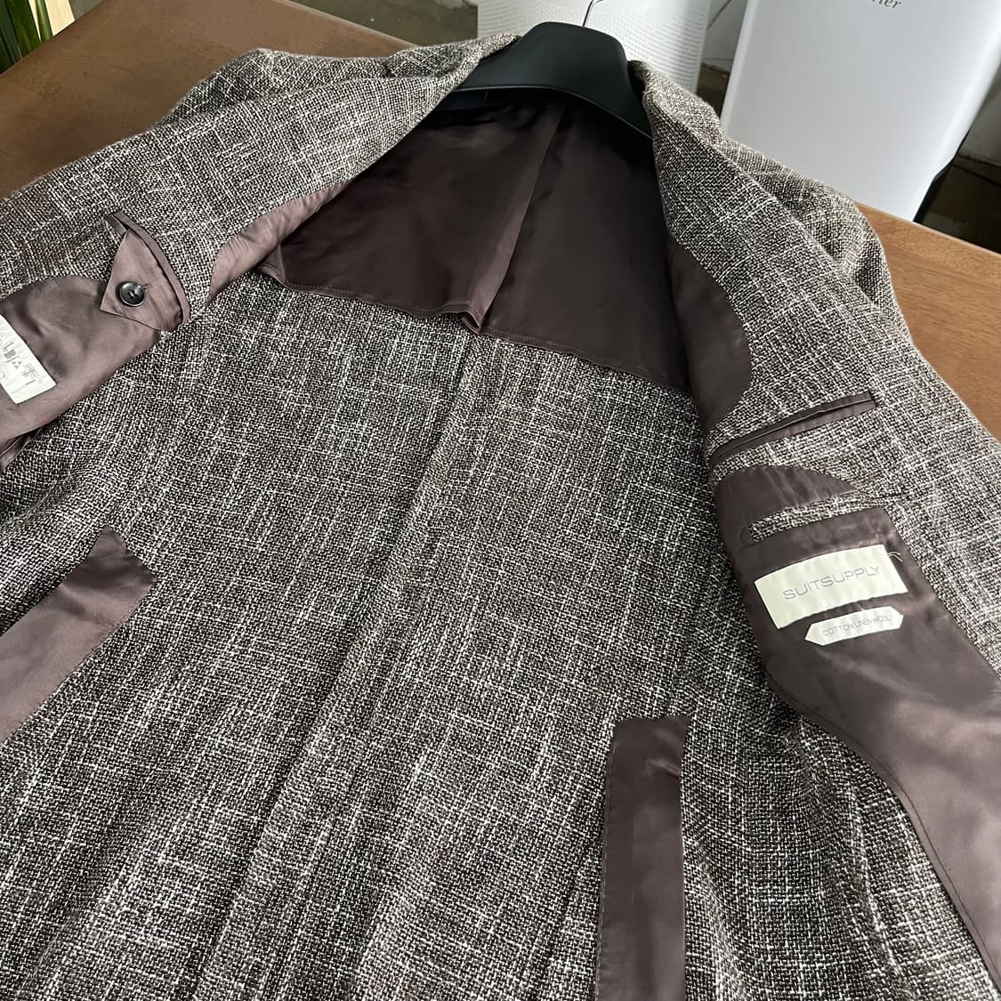 수트서플라이 코튼/린넨 블렌드 블레이져 46 상품이미지6